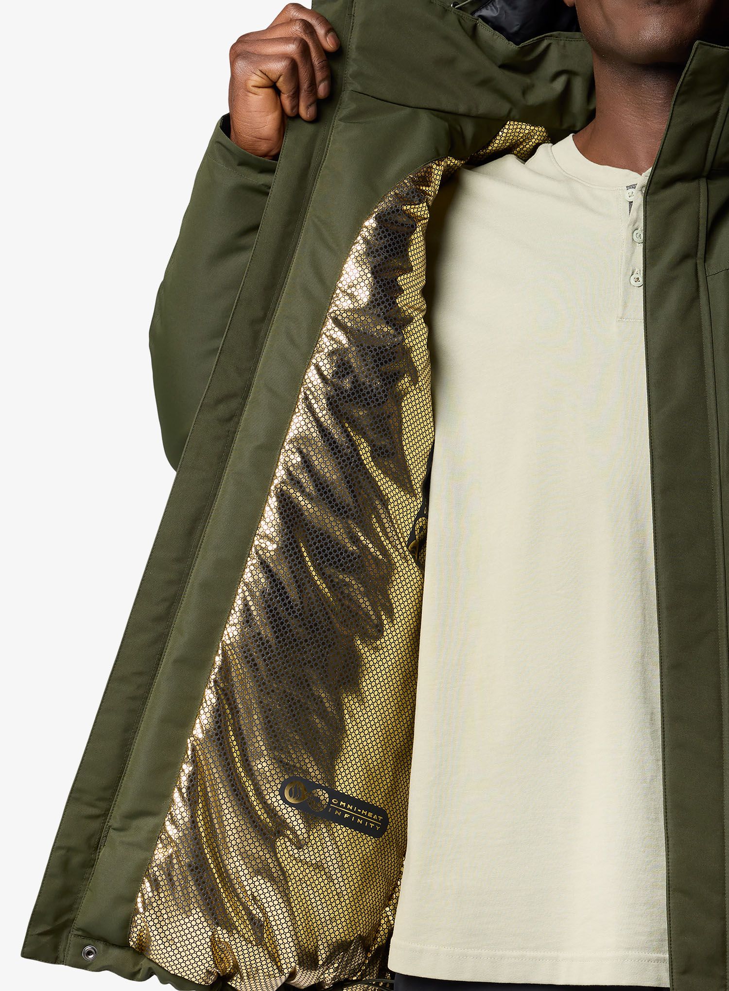 Zateplená bunda Columbia Landroamer II Parka - greenscape