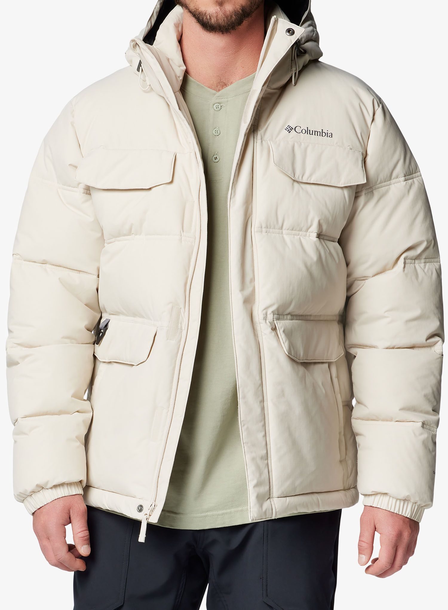 Zateplená bunda Columbia Landroamer Puffer Jacket - dark stone