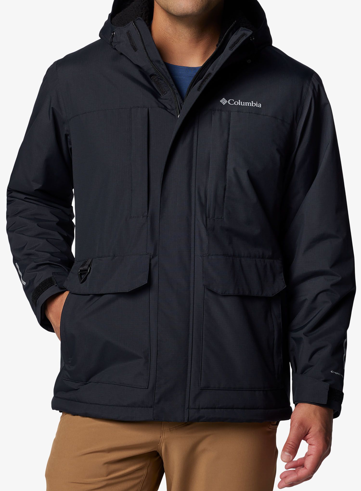 Zimní bunda Columbia Landroamer Sherpa Lined Jacketc - black