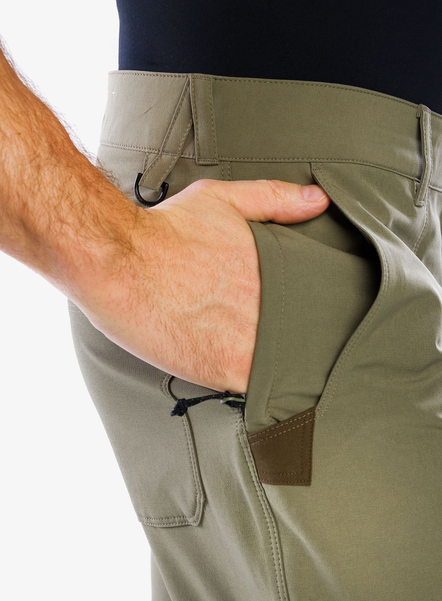 Pánské kalhoty Columbia Landroamer Utility Pant - stone green/olive green/orange