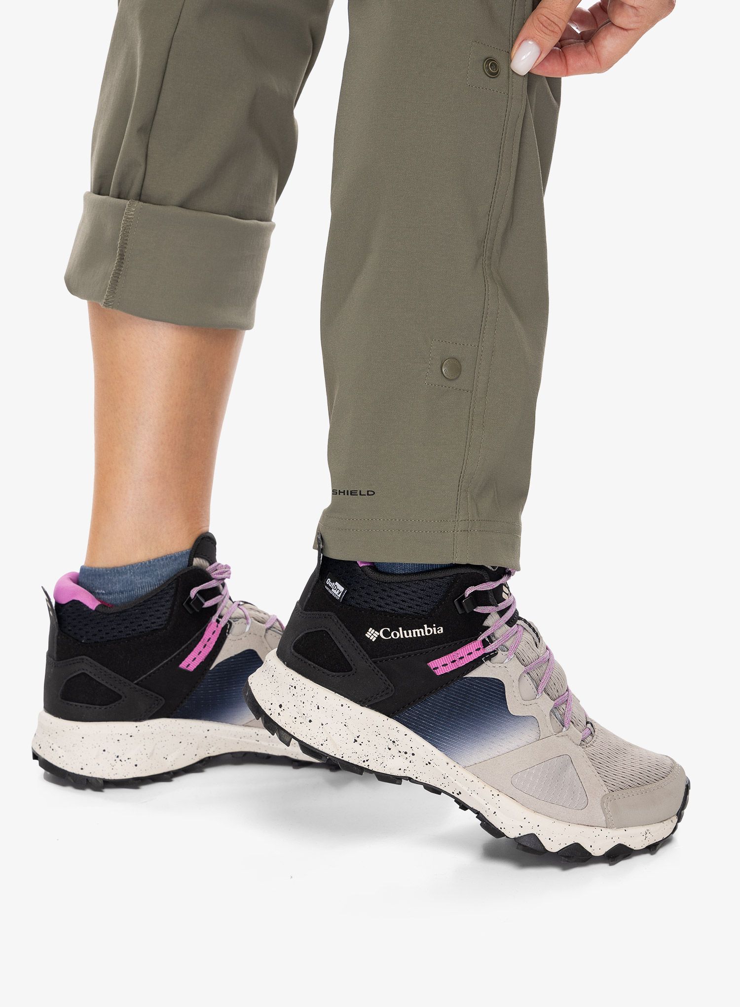Kalhoty dámské Columbia Leslie Falls Pant II - stone green