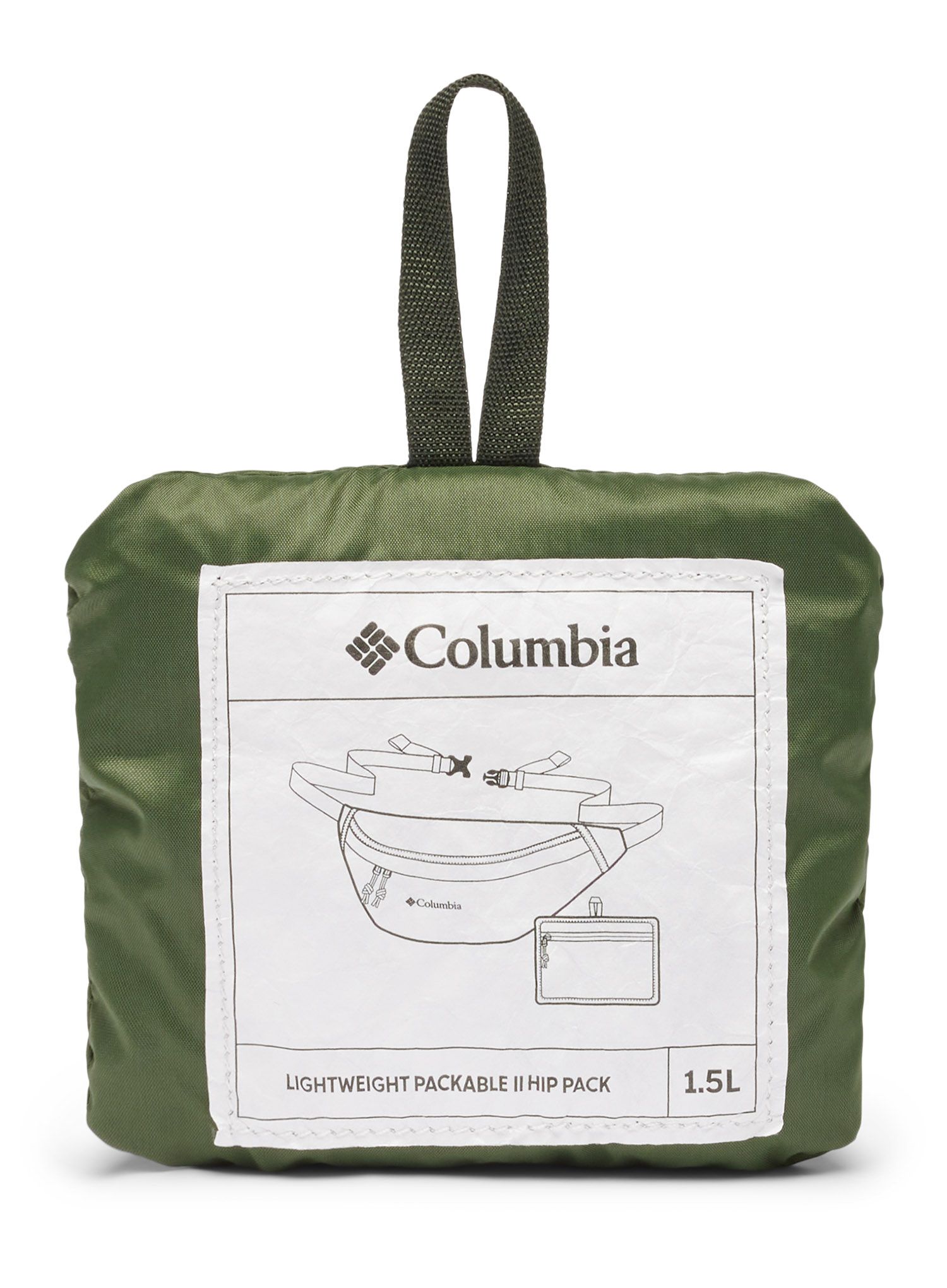 Ledvinka Columbia Lightweight Packable Hip Pack - canteen/greenscape