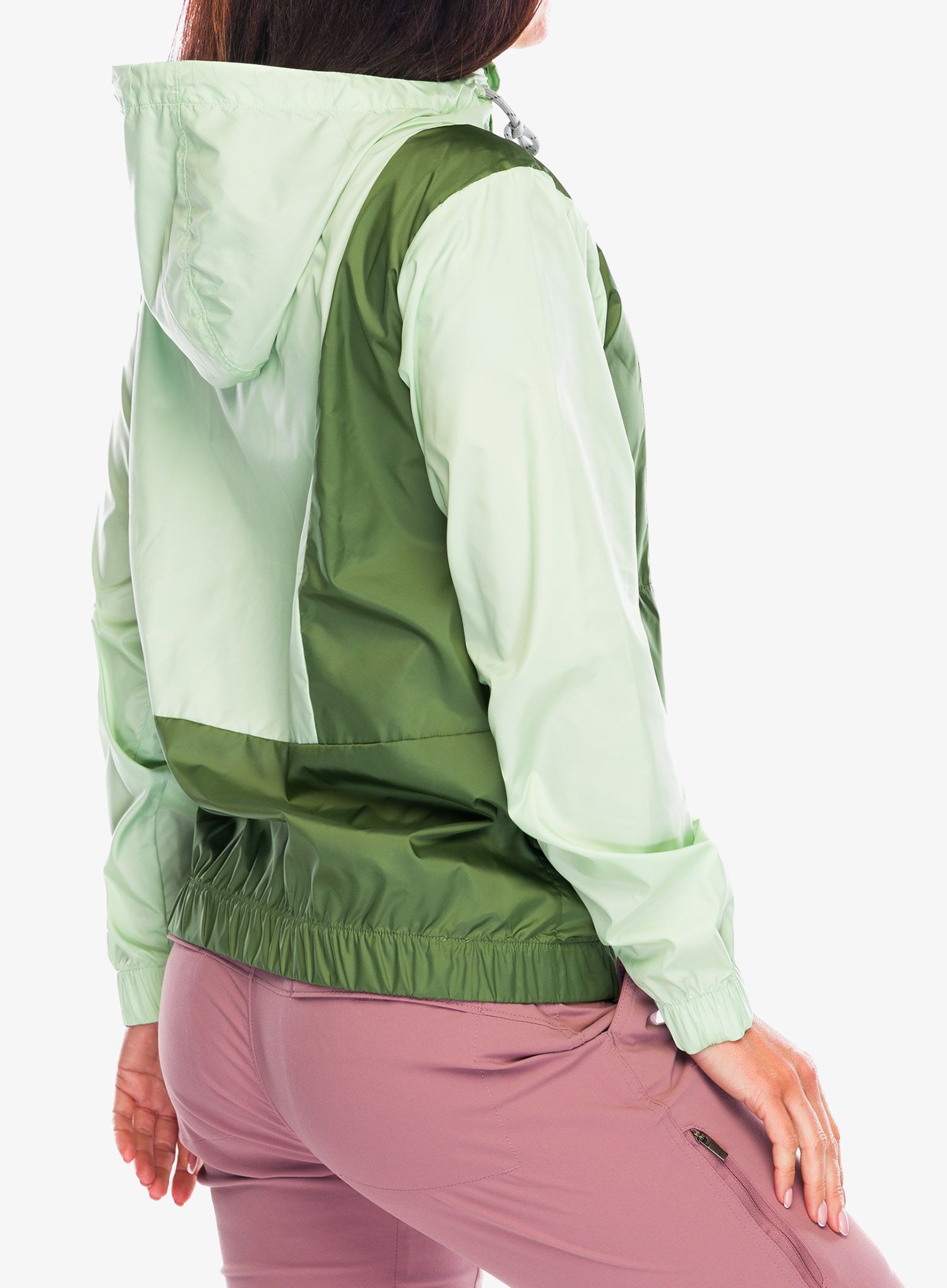 Větrovka dámská Columbia Lily Basin Jacket - sage leaf/canteen