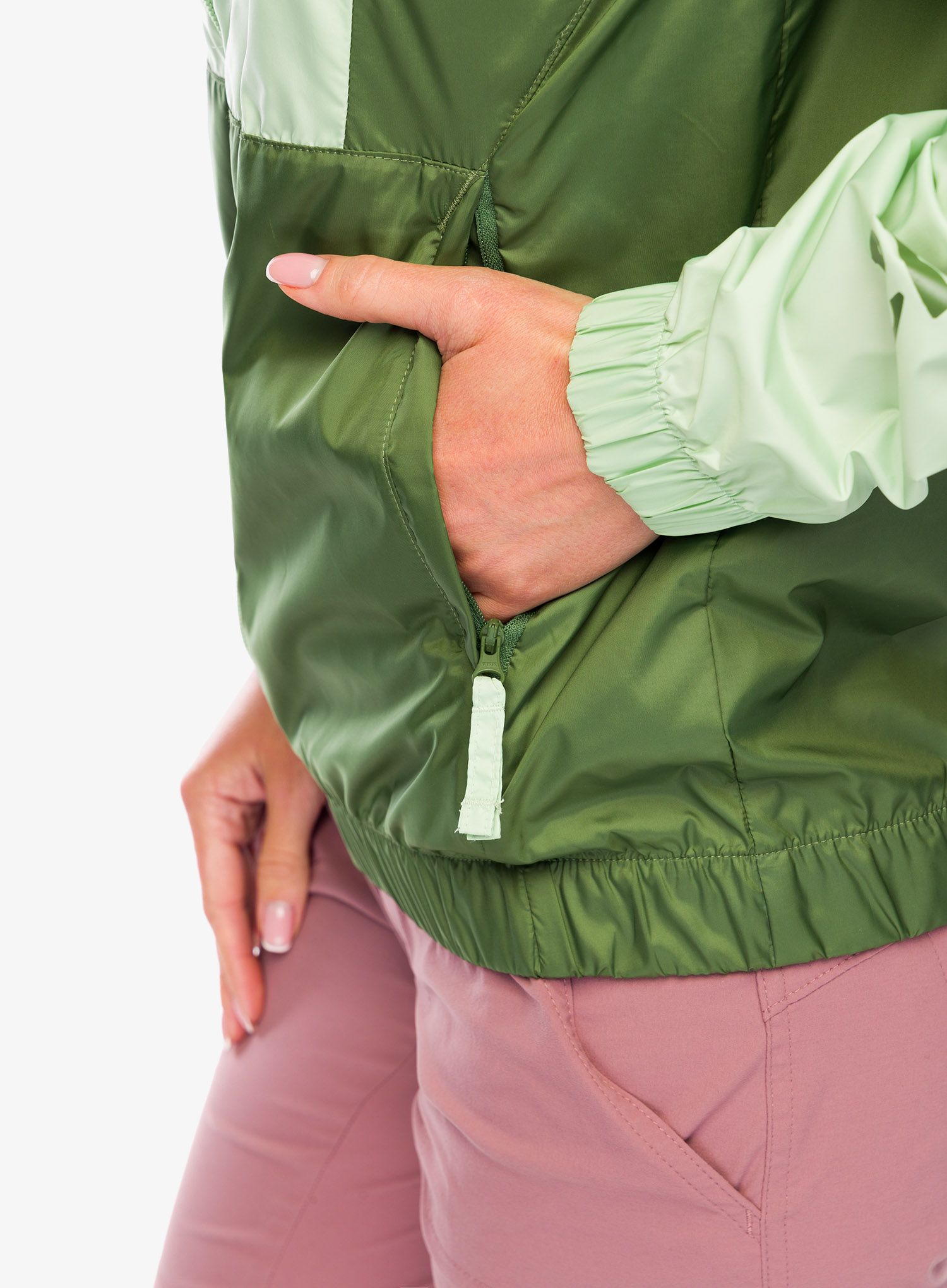 Větrovka dámská Columbia Lily Basin Jacket - sage leaf/canteen