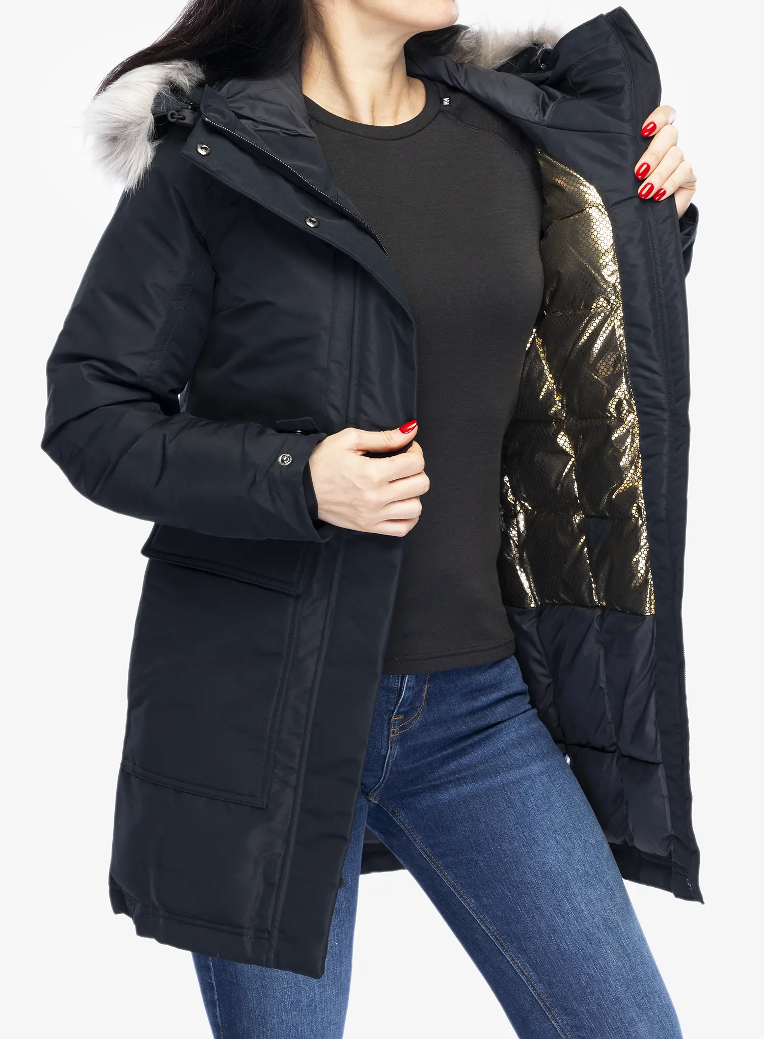 Dámský kabát Columbia Little Si II Insulated Parka - black