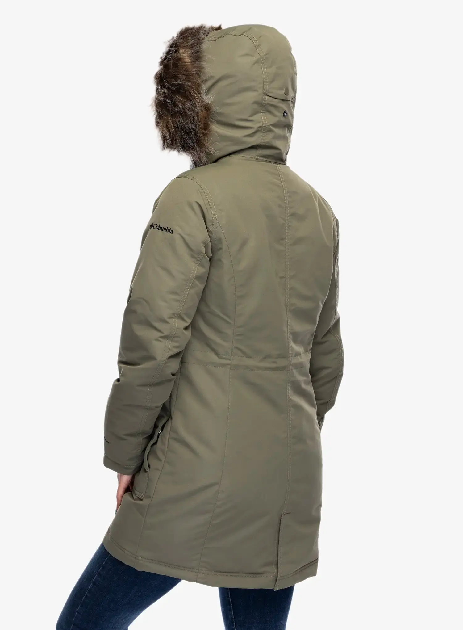 Dámský kabát Columbia Little Si II Insulated Parka - stone green