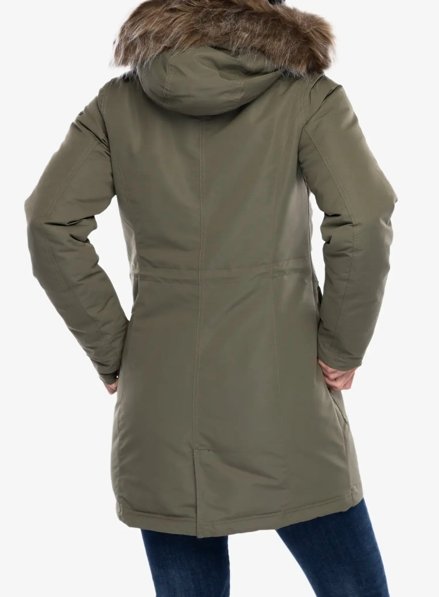 Dámský kabát Columbia Little Si II Insulated Parka - stone green