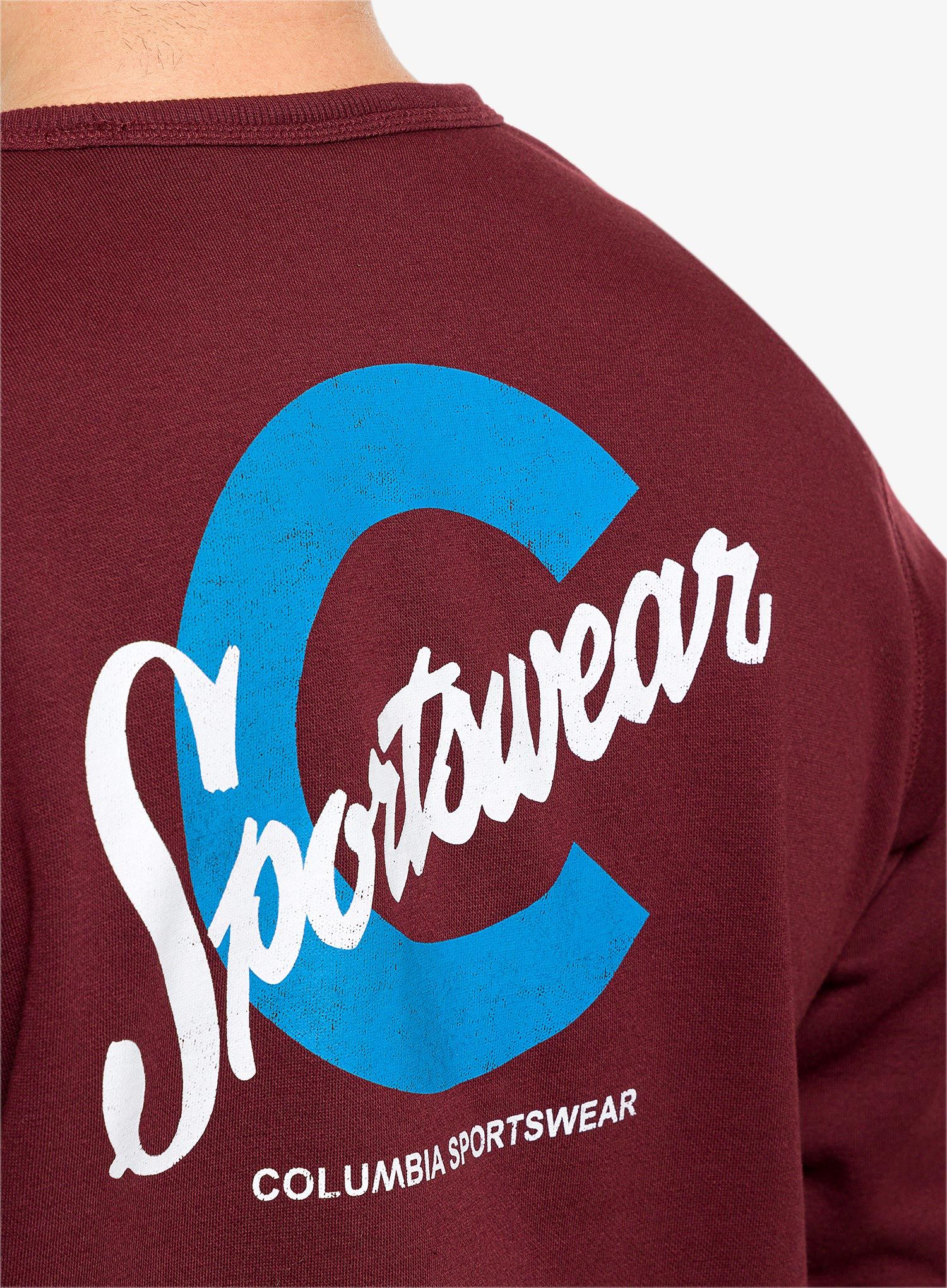 Mikina Columbia Logo Fleece Crew - elderberry/c sportswear 2