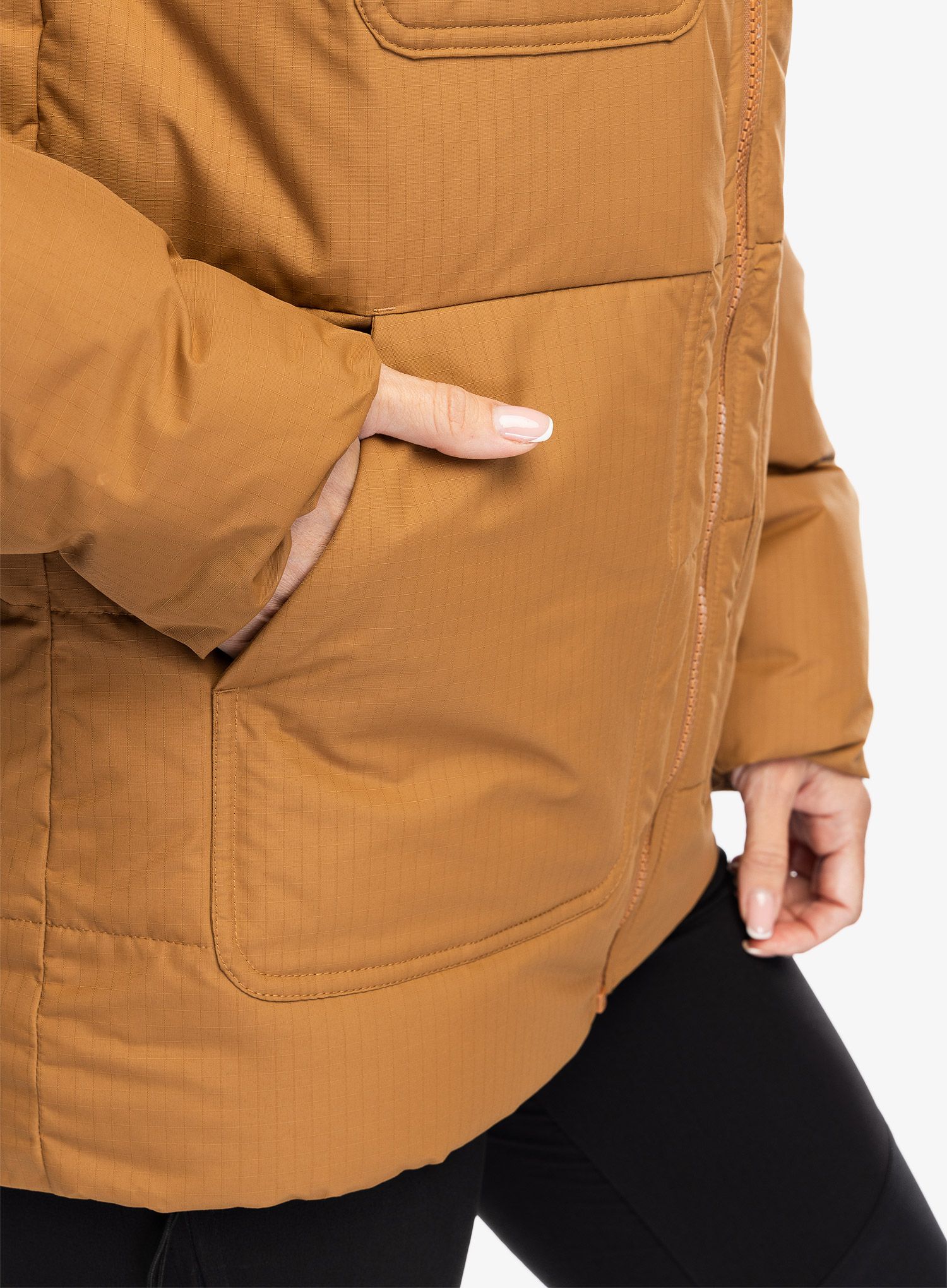 Dámská zimní bunda Columbia Longhorn Ridge Insulated Jacket - camel brown