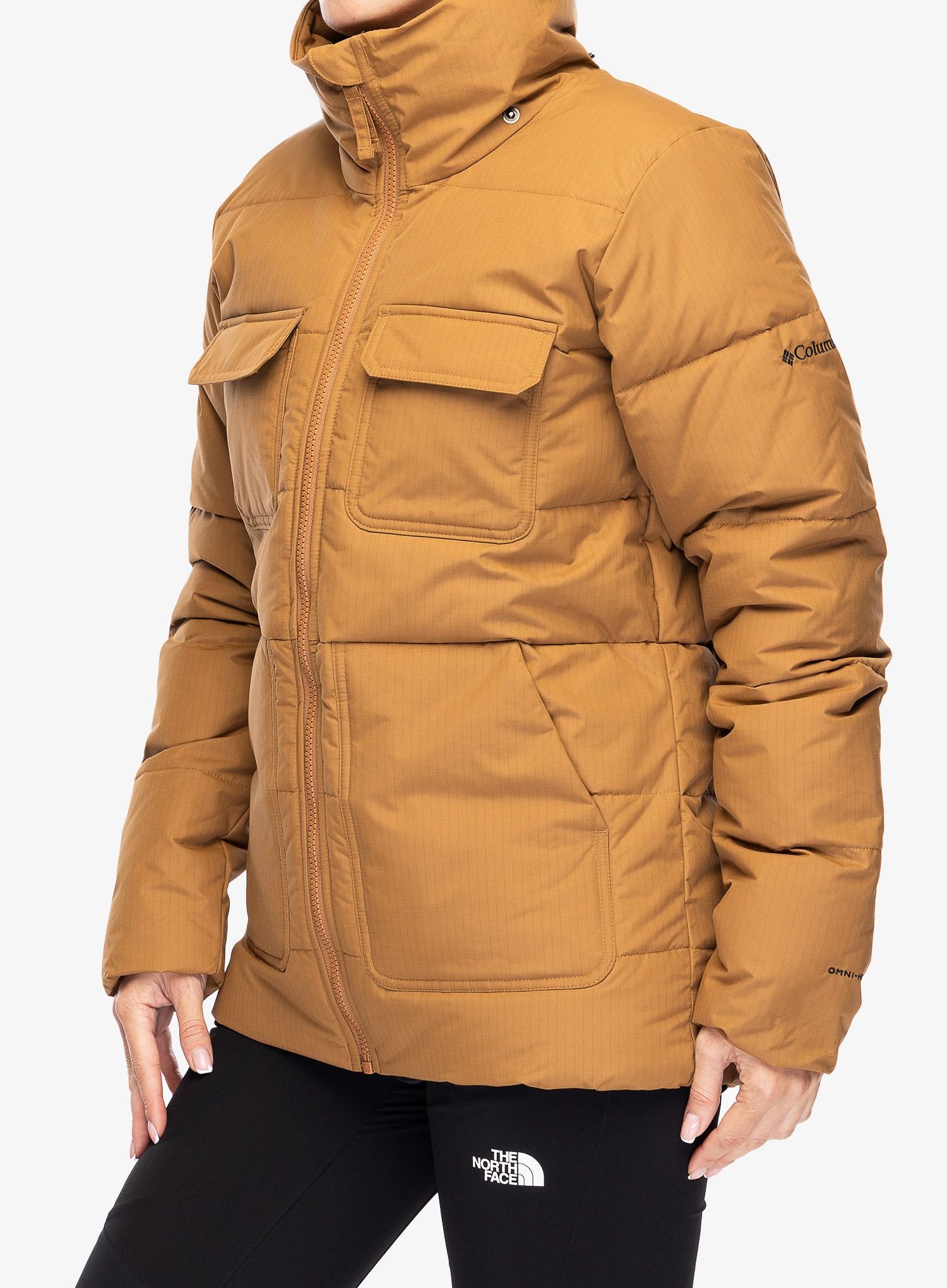Dámská zimní bunda Columbia Longhorn Ridge Insulated Jacket - camel brown