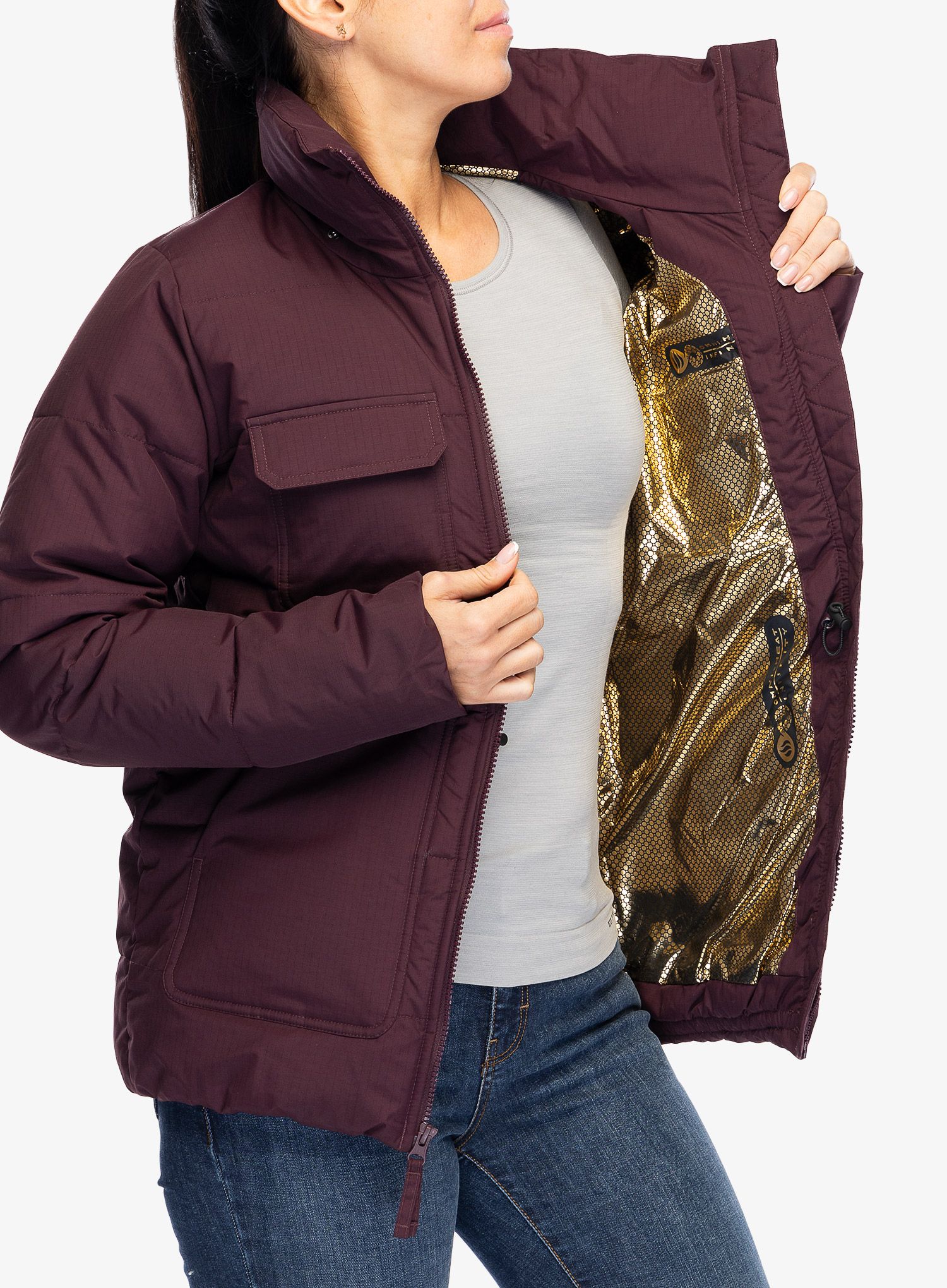 Dámská zimní bunda Columbia Longhorn Ridge Insulated Jacket - moonvista