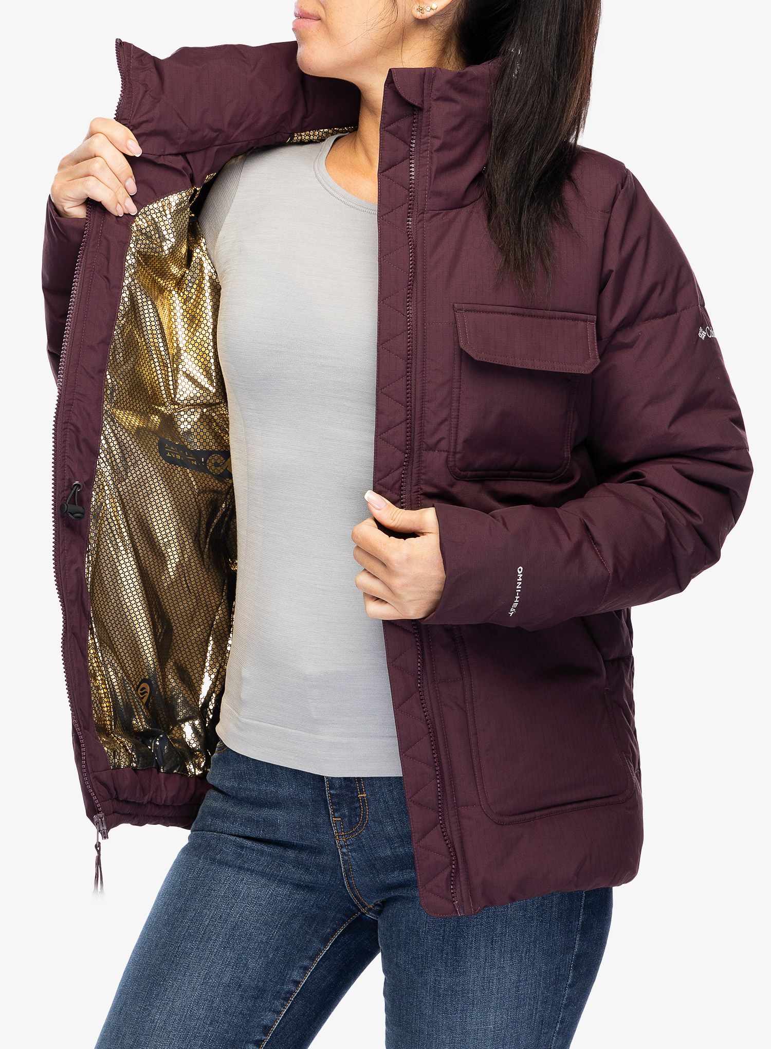 Dámská zimní bunda Columbia Longhorn Ridge Insulated Jacket - moonvista