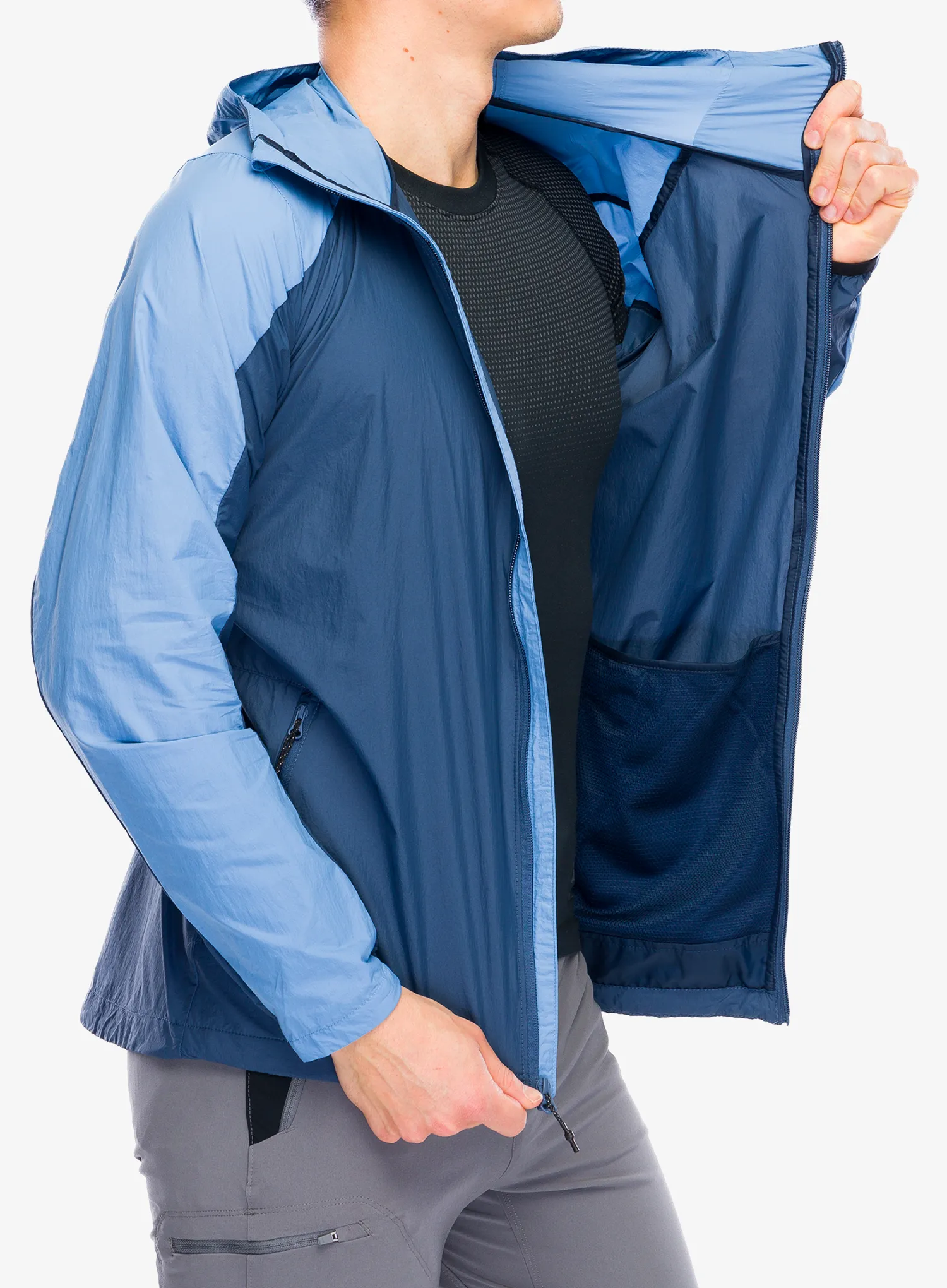 Větrovka Columbia Loop Trail II Windbreaker - dark mountain/skyler