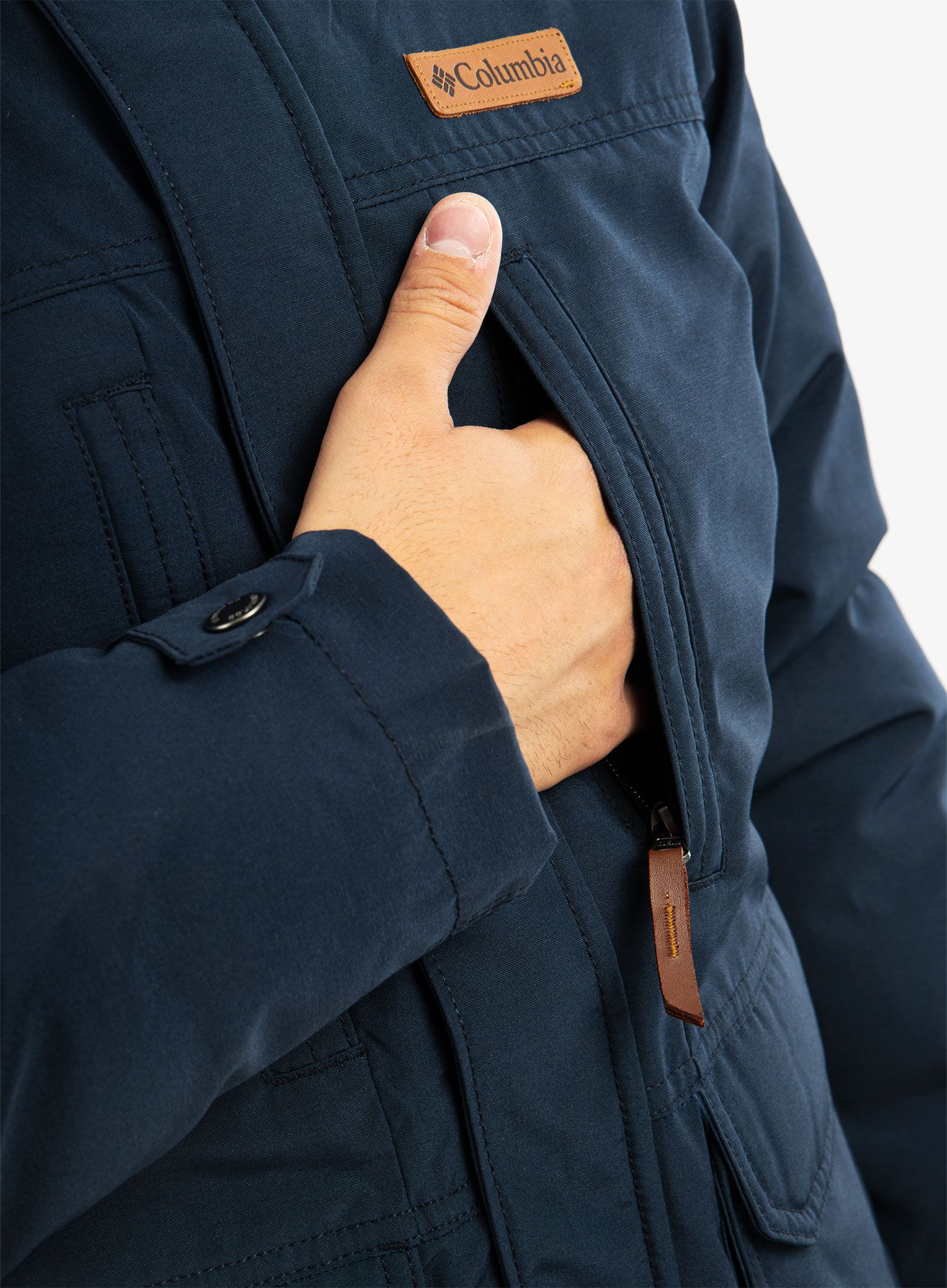 Zimní bunda Columbia Marquam Peak Jacket - collegiate navy