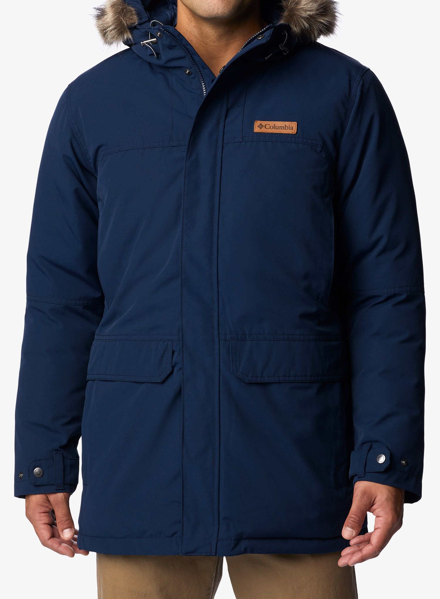 Zimní bunda Columbia Marquam Peak Parka - collegiate navy