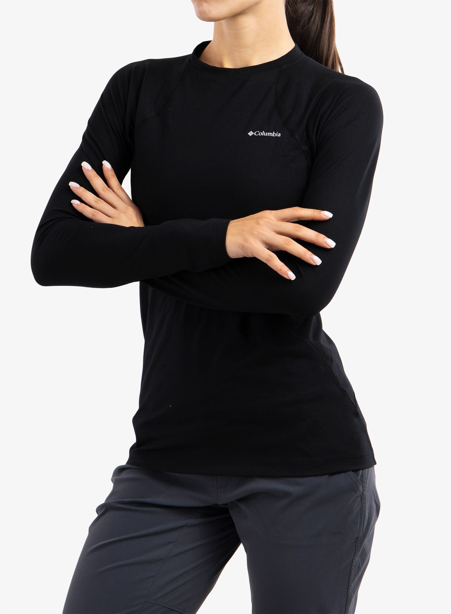 Dámská mikina Columbia Midweight Stretch L/S - black