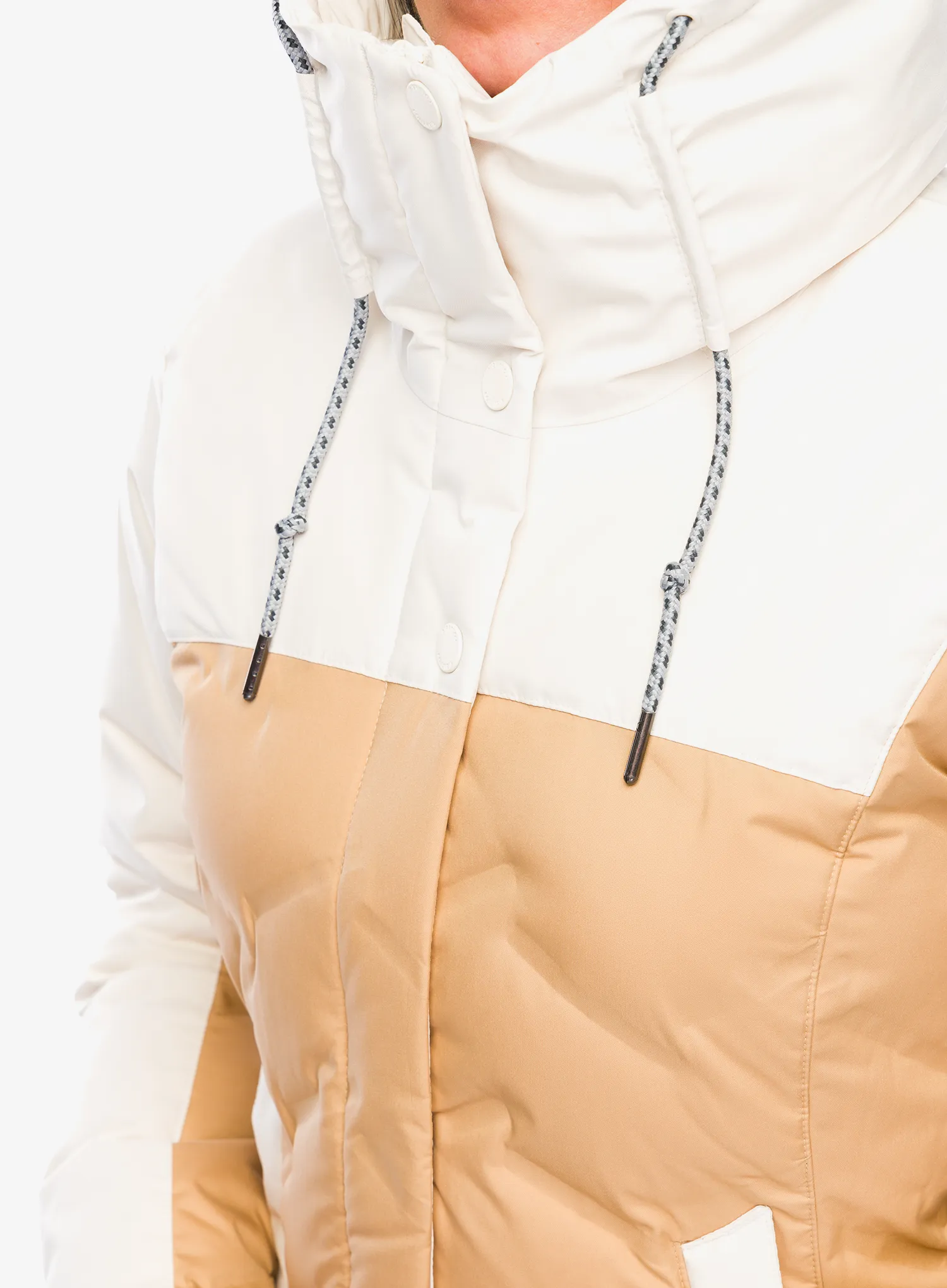 Dámský péřový kabát Columbia Mountain Croo III Mid Down Jacket - canoe/chalk