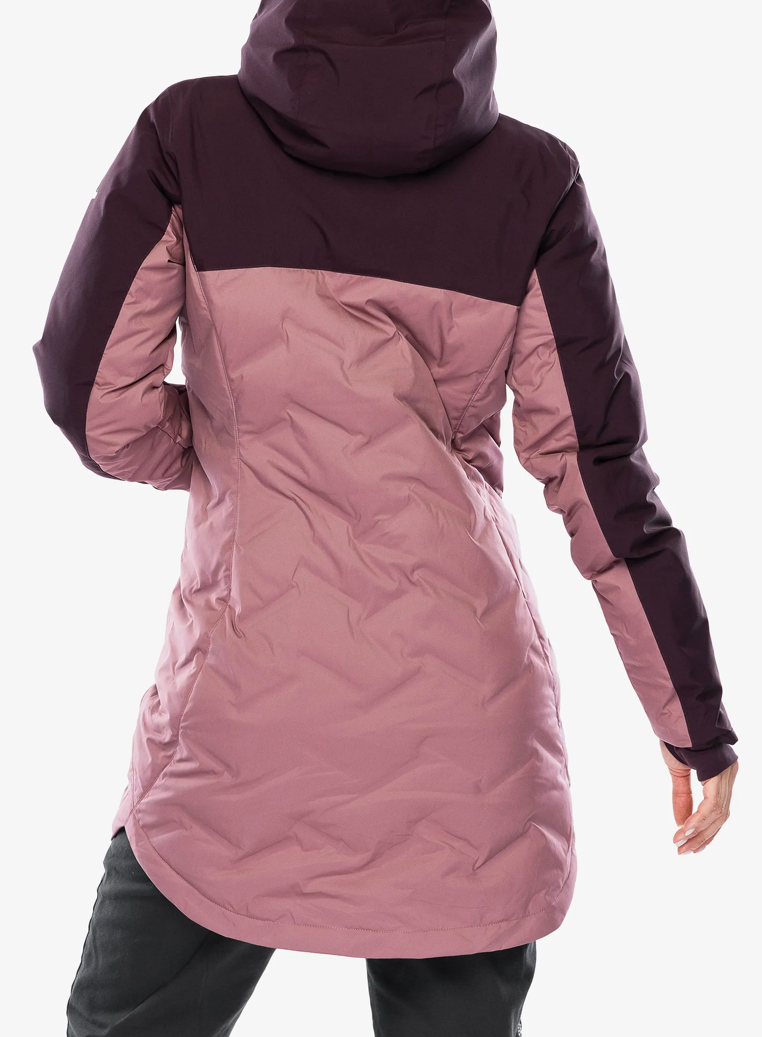 Dámský péřový kabát Columbia Mountain Croo III Mid Down Jacket - fig/moonvista