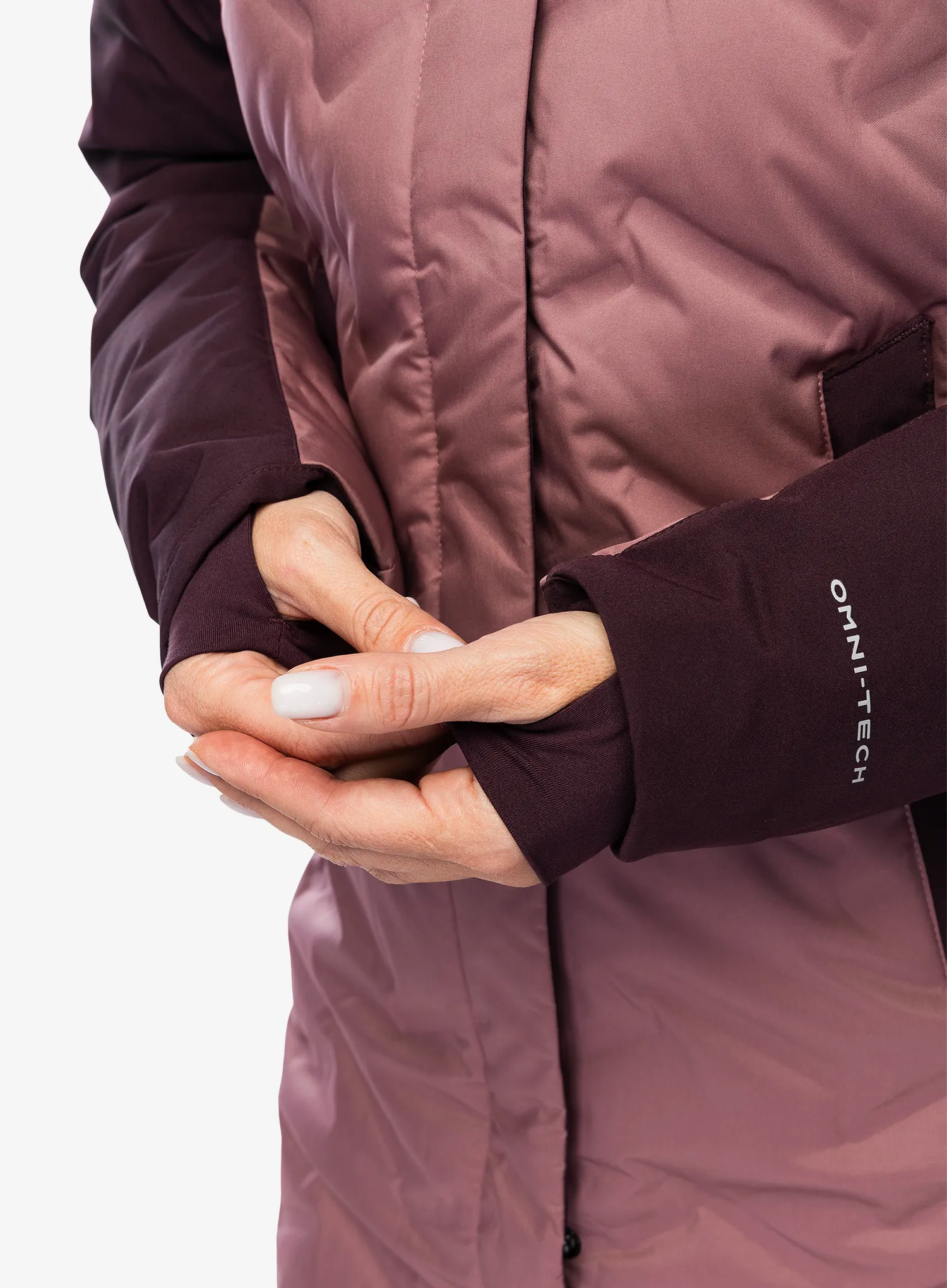 Dámský péřový kabát Columbia Mountain Croo III Mid Down Jacket - fig/moonvista