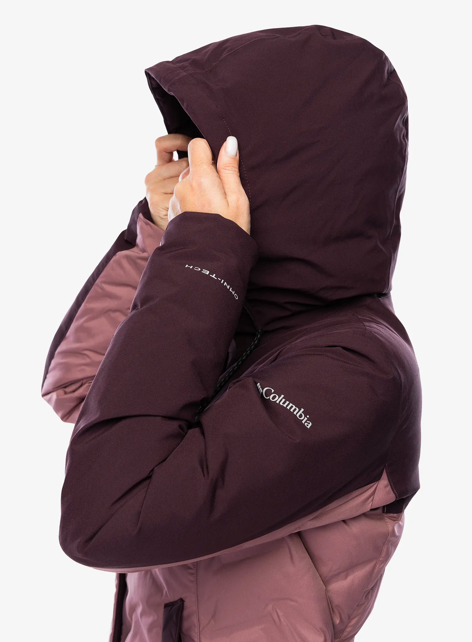 Dámský péřový kabát Columbia Mountain Croo III Mid Down Jacket - fig/moonvista