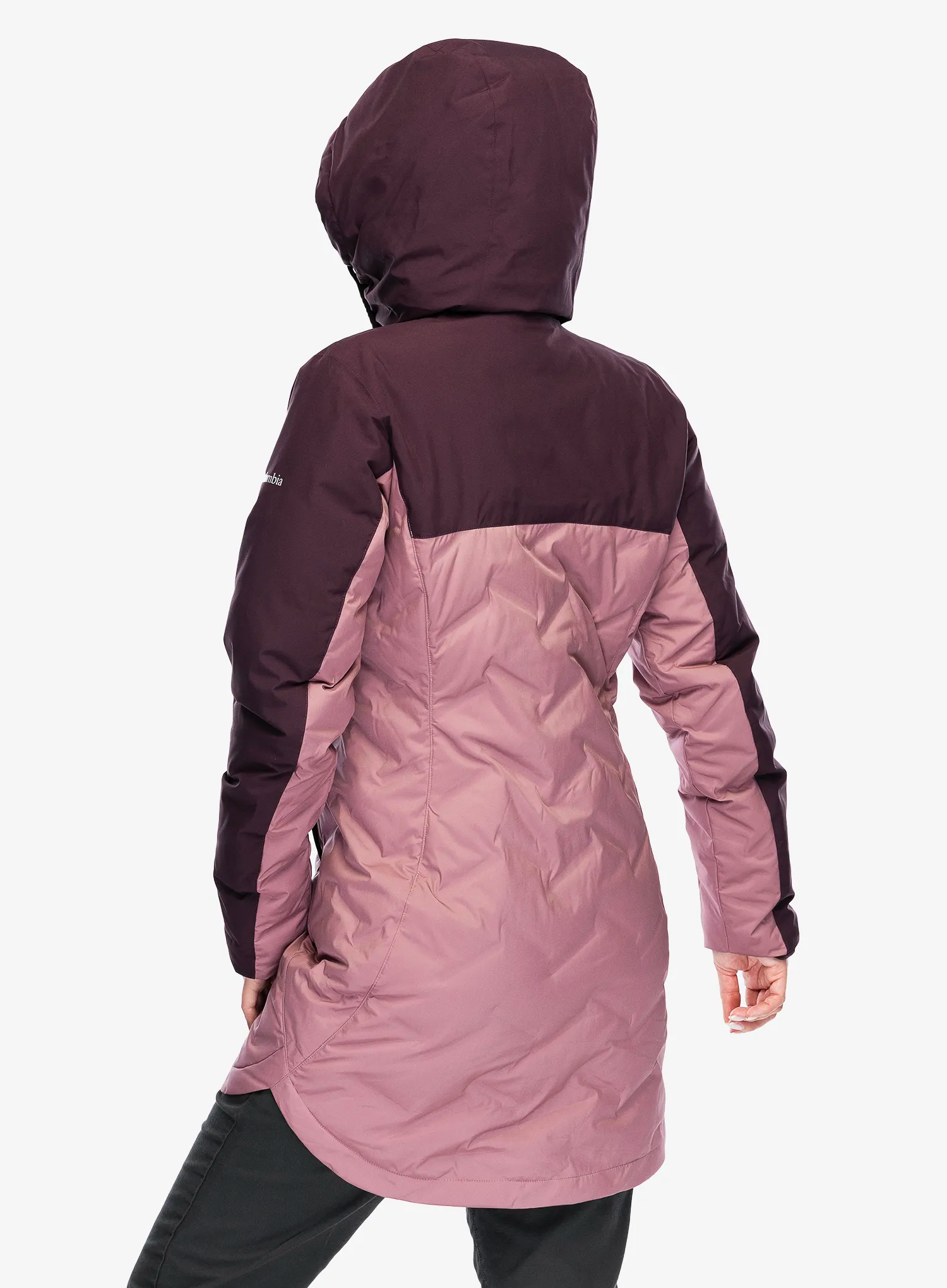 Dámský péřový kabát Columbia Mountain Croo III Mid Down Jacket - fig/moonvista