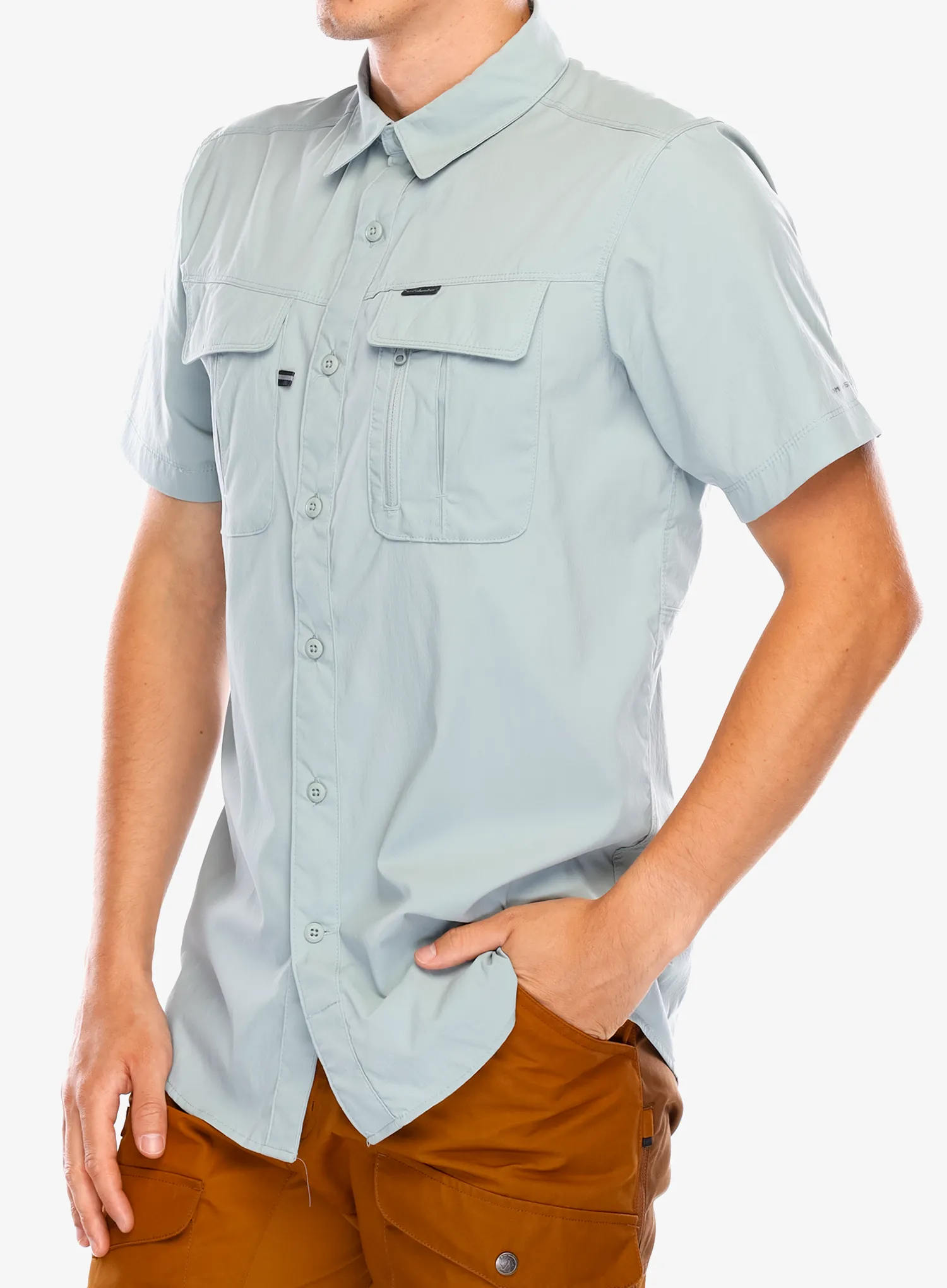 Košile Columbia Newton Ridge II Short Sleeve - niagara