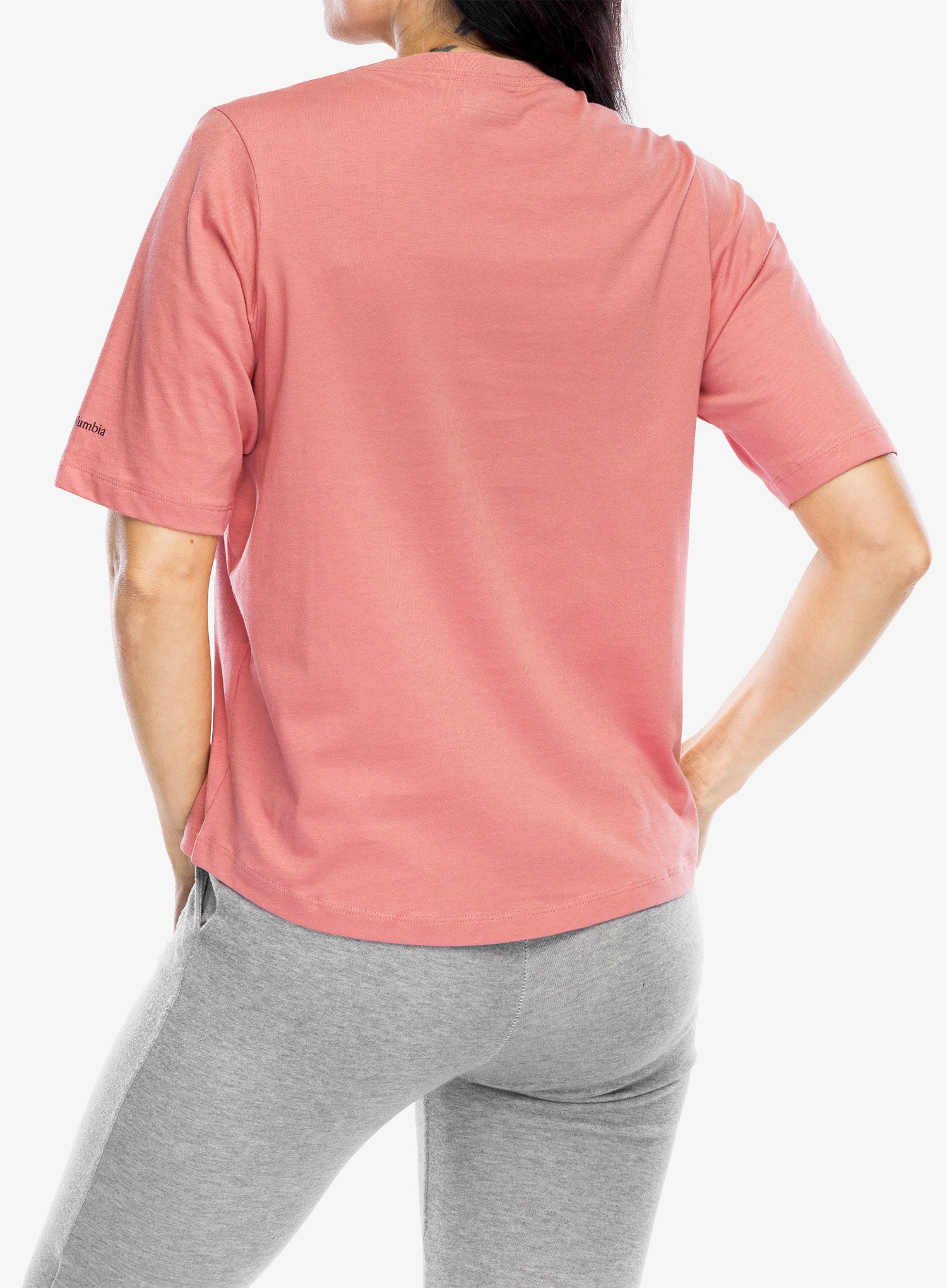 Dámské tričko s potiskem Columbia North Cascades Relaxed Tee - pink agave/casual brand