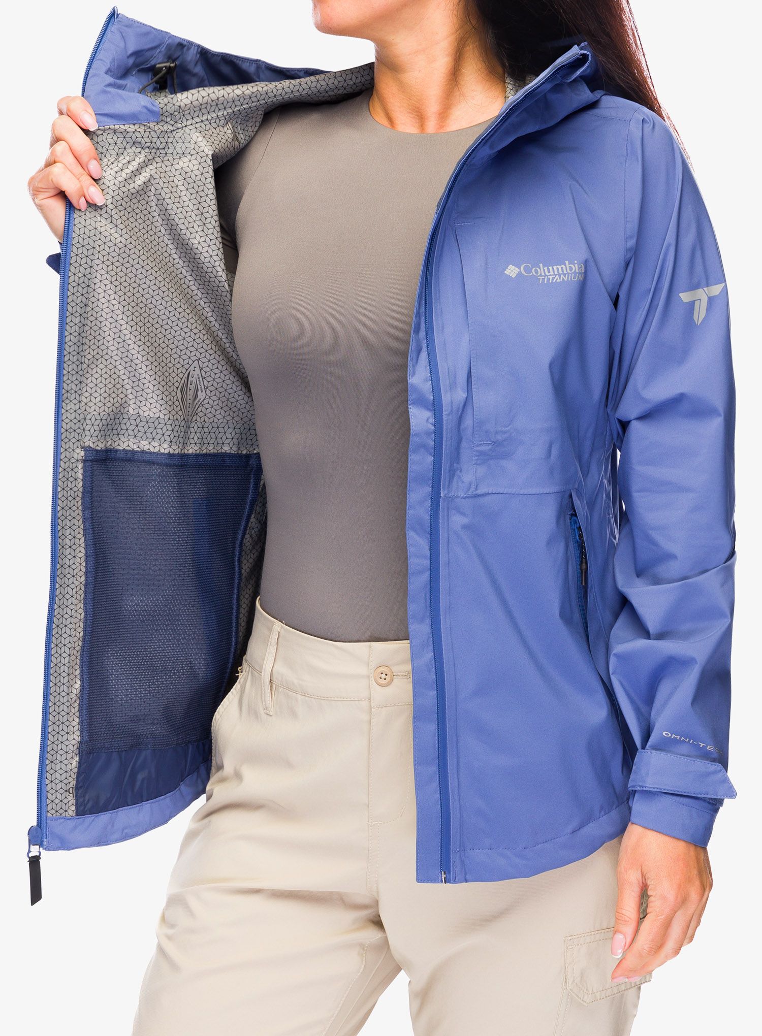 Dámská bunda do deště Columbia OmniTech AmpliDry II Shell - eve