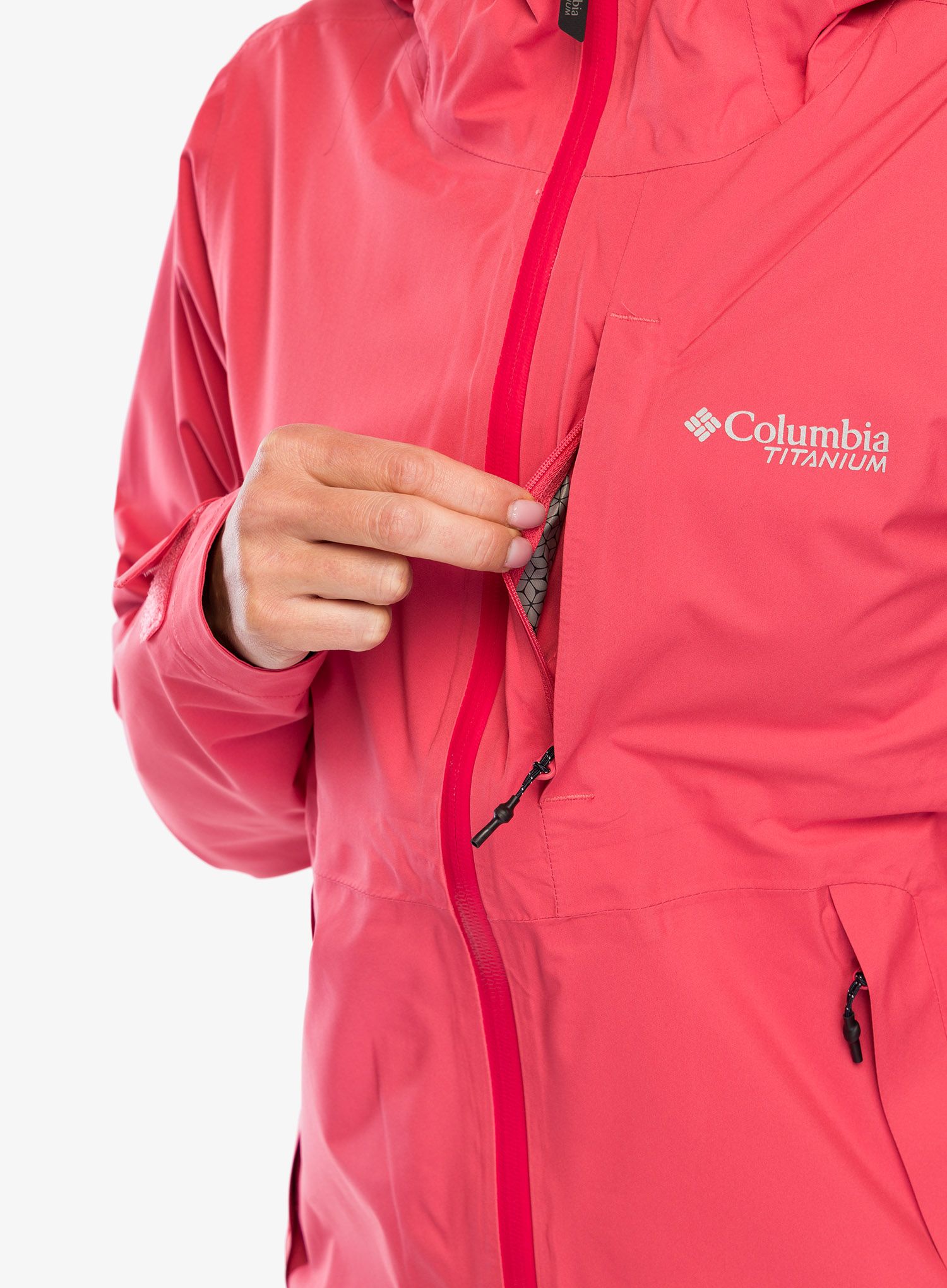 Dámská bunda do deště Columbia OmniTech AmpliDry II Shell - juicy