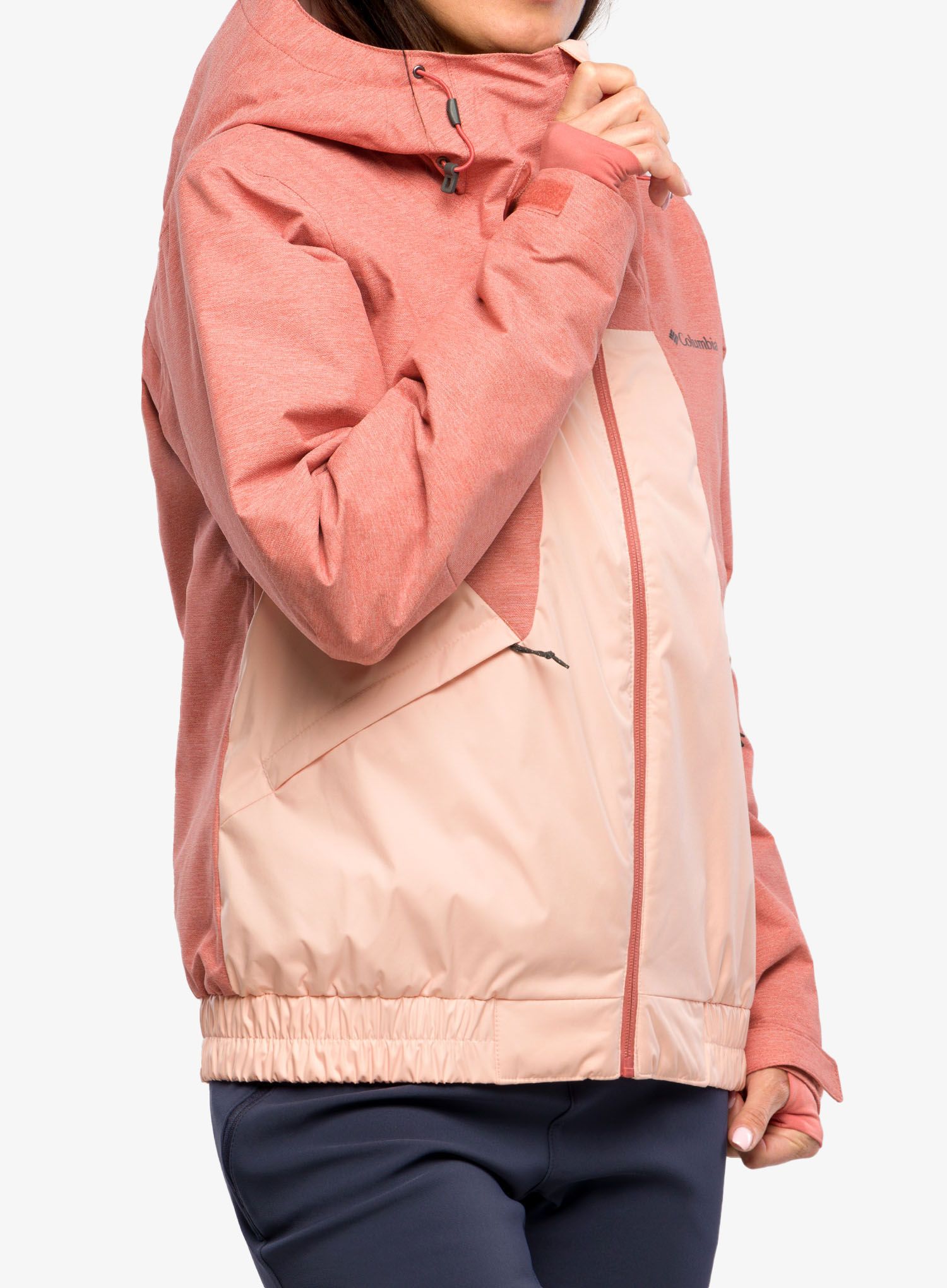 Dámská bunda Columbia Oso Mountain Jacket - peach blossom/dark coral