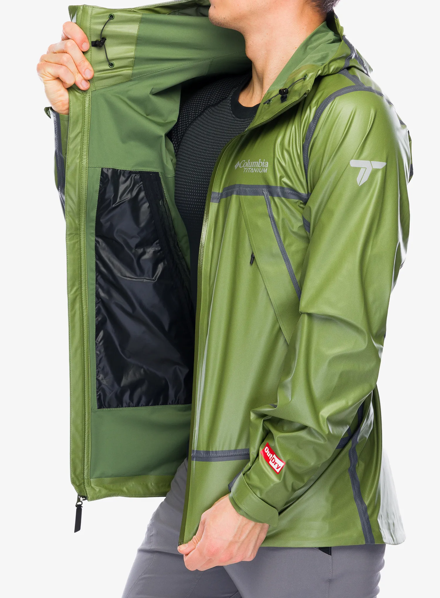 Bunda do deště Columbia OutDry Extreme Wyldwood Shell - canteen