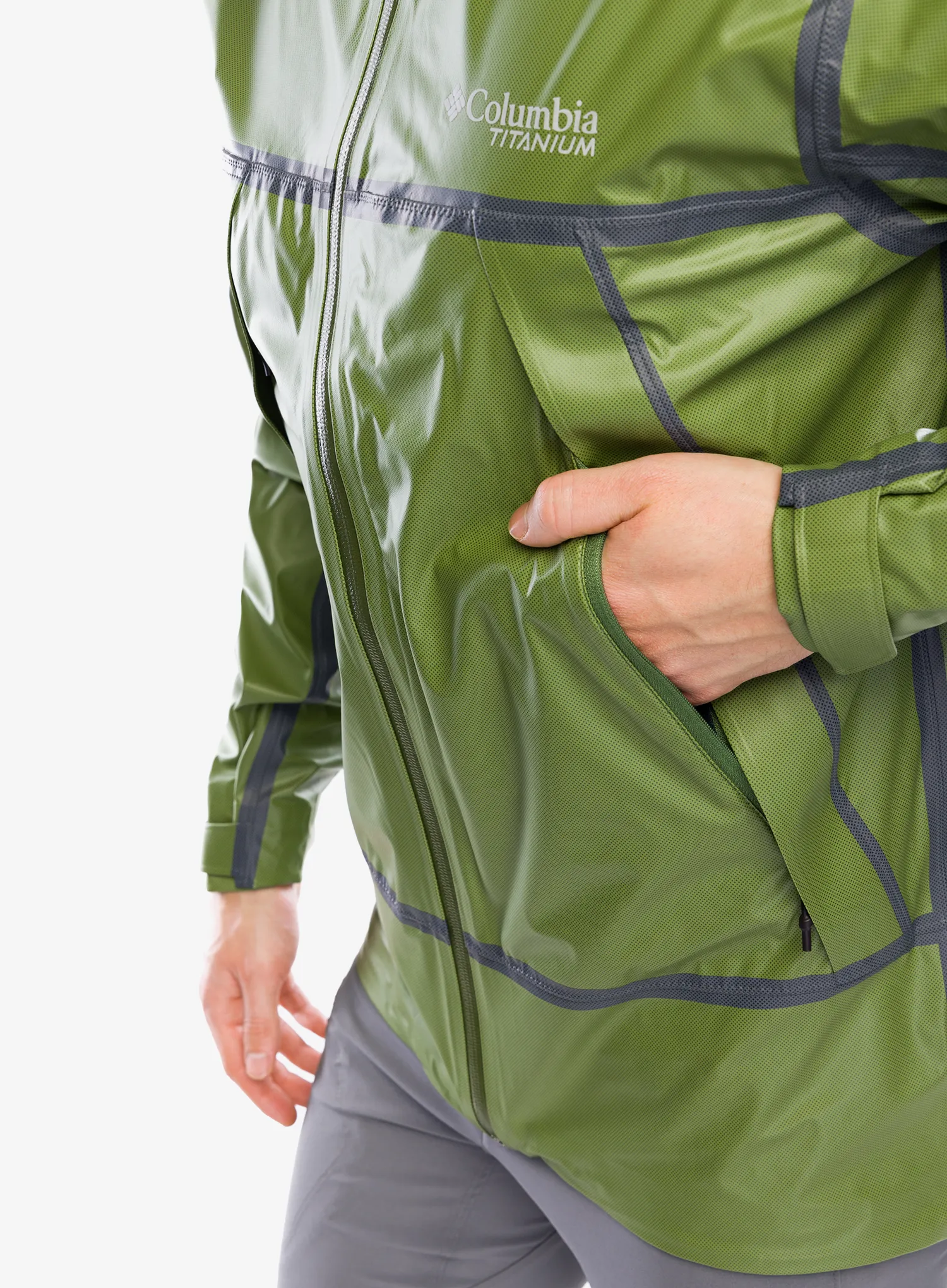 Bunda do deště Columbia OutDry Extreme Wyldwood Shell - canteen