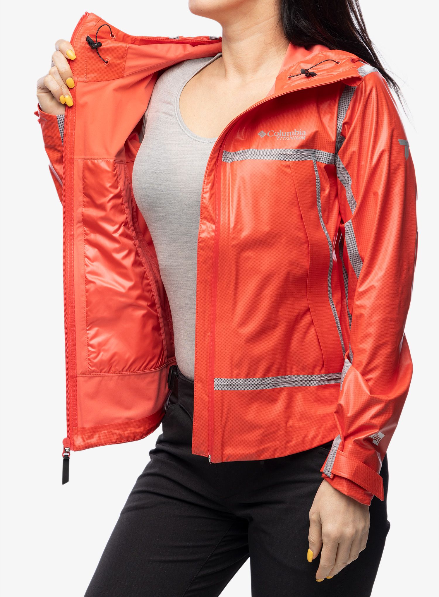 Dámská bunda do deště Columbia OutDry Extreme Wyldwood Shell - juicy