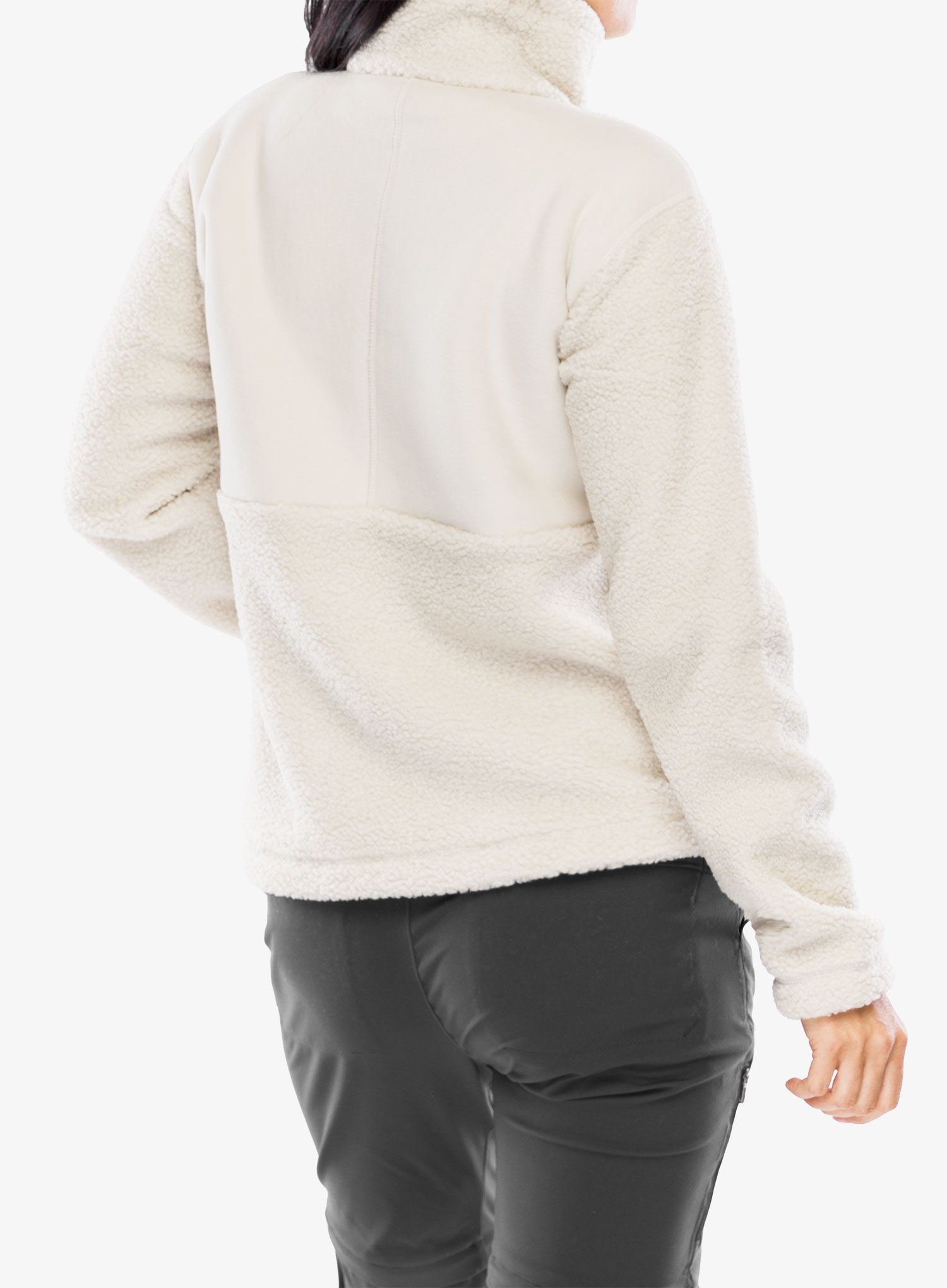 Fleecová mikina dámská Columbia Panorama Full Zip II - dark stone