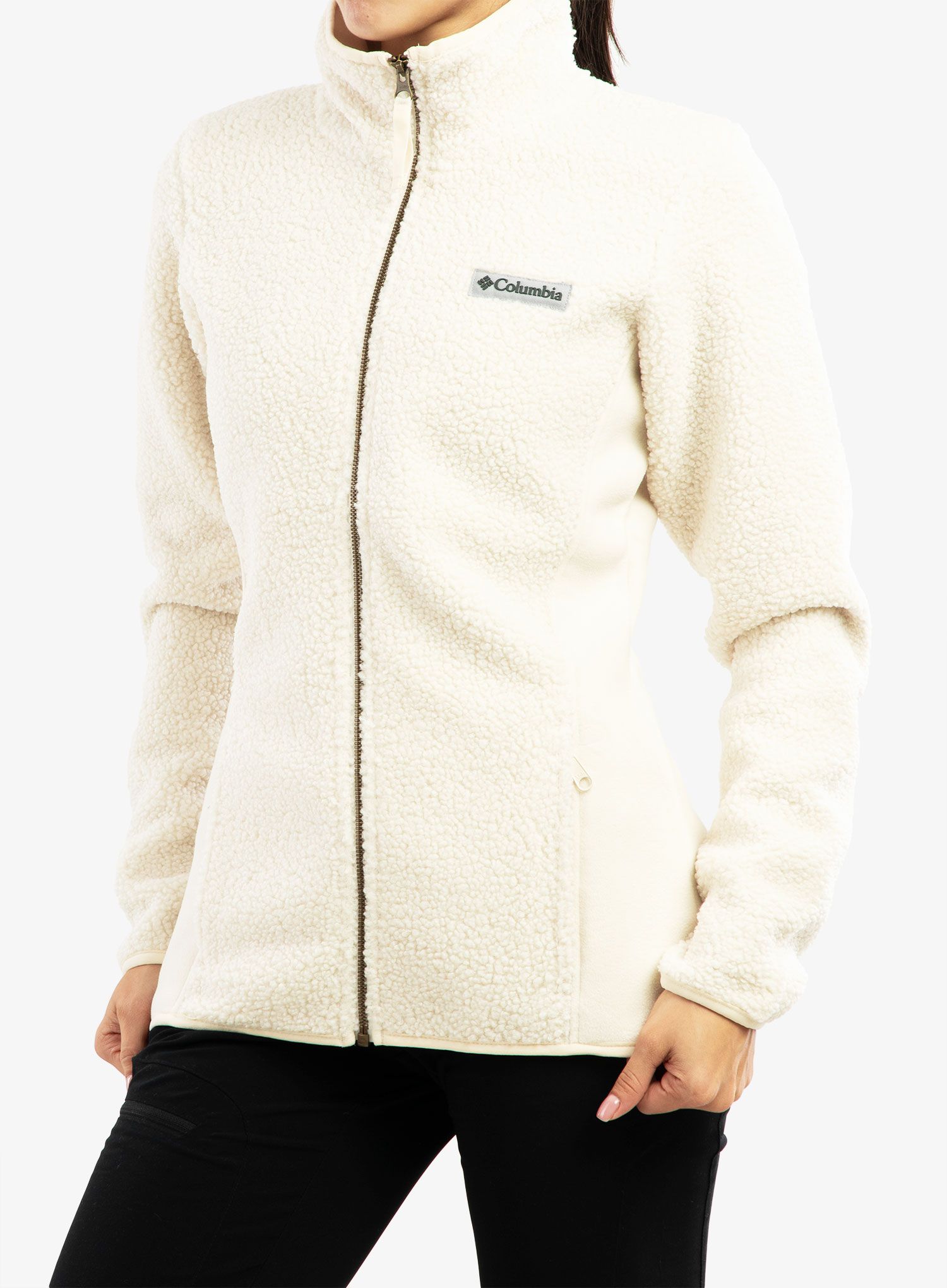 Dámský fleece Columbia Panorama Full Zip - chalk