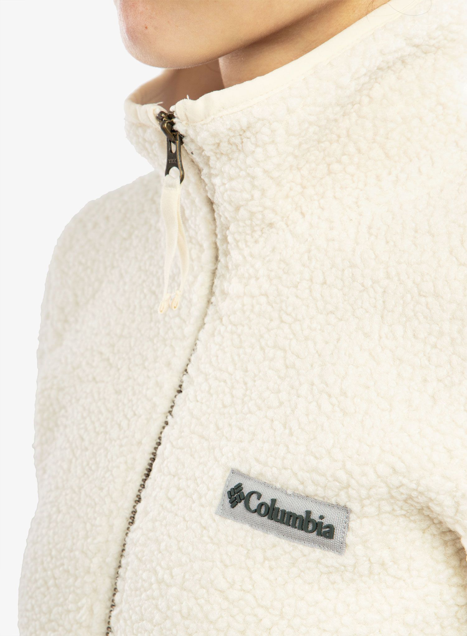 Dámský fleece Columbia Panorama Full Zip - chalk