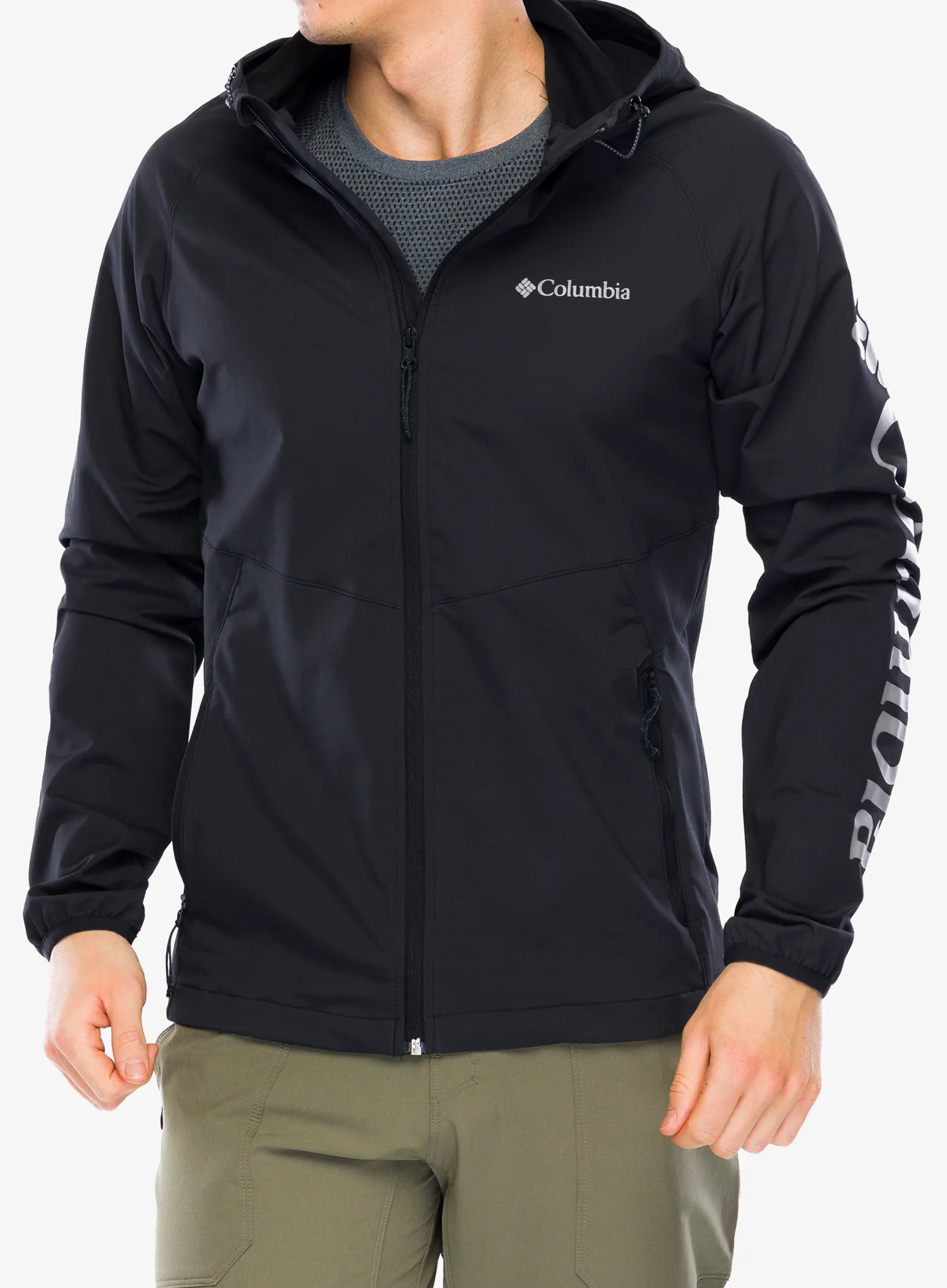 Softshellová bunda Columbia Panther Creek Jacket - black