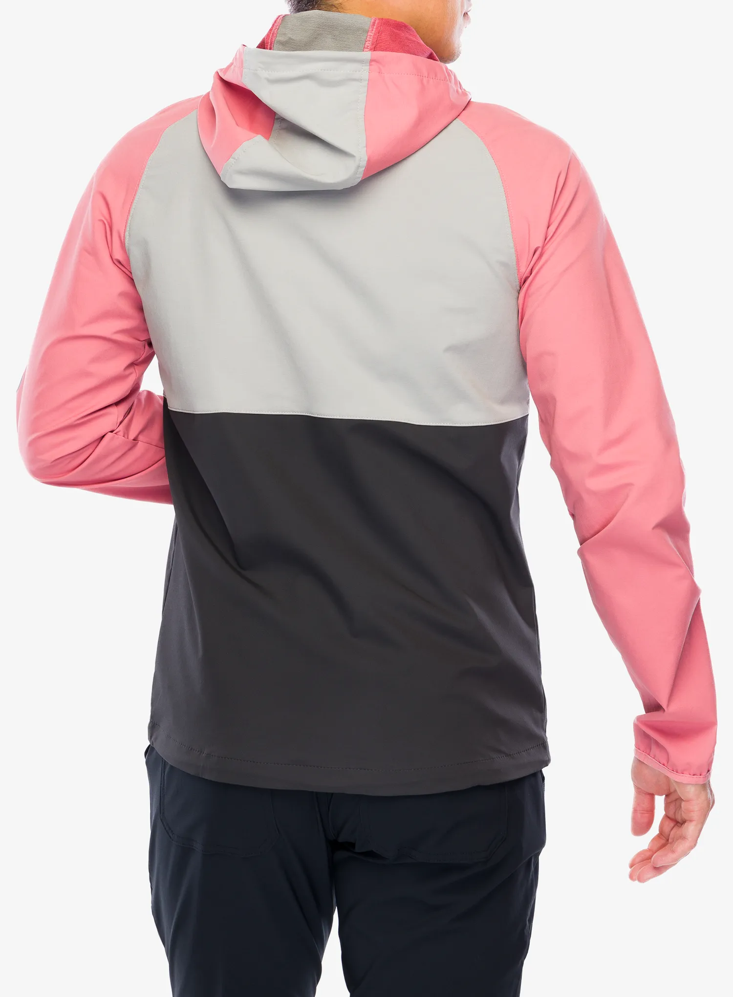 Softshellová bunda Columbia Panther Creek Jacket - flint grey/shark/pink agave