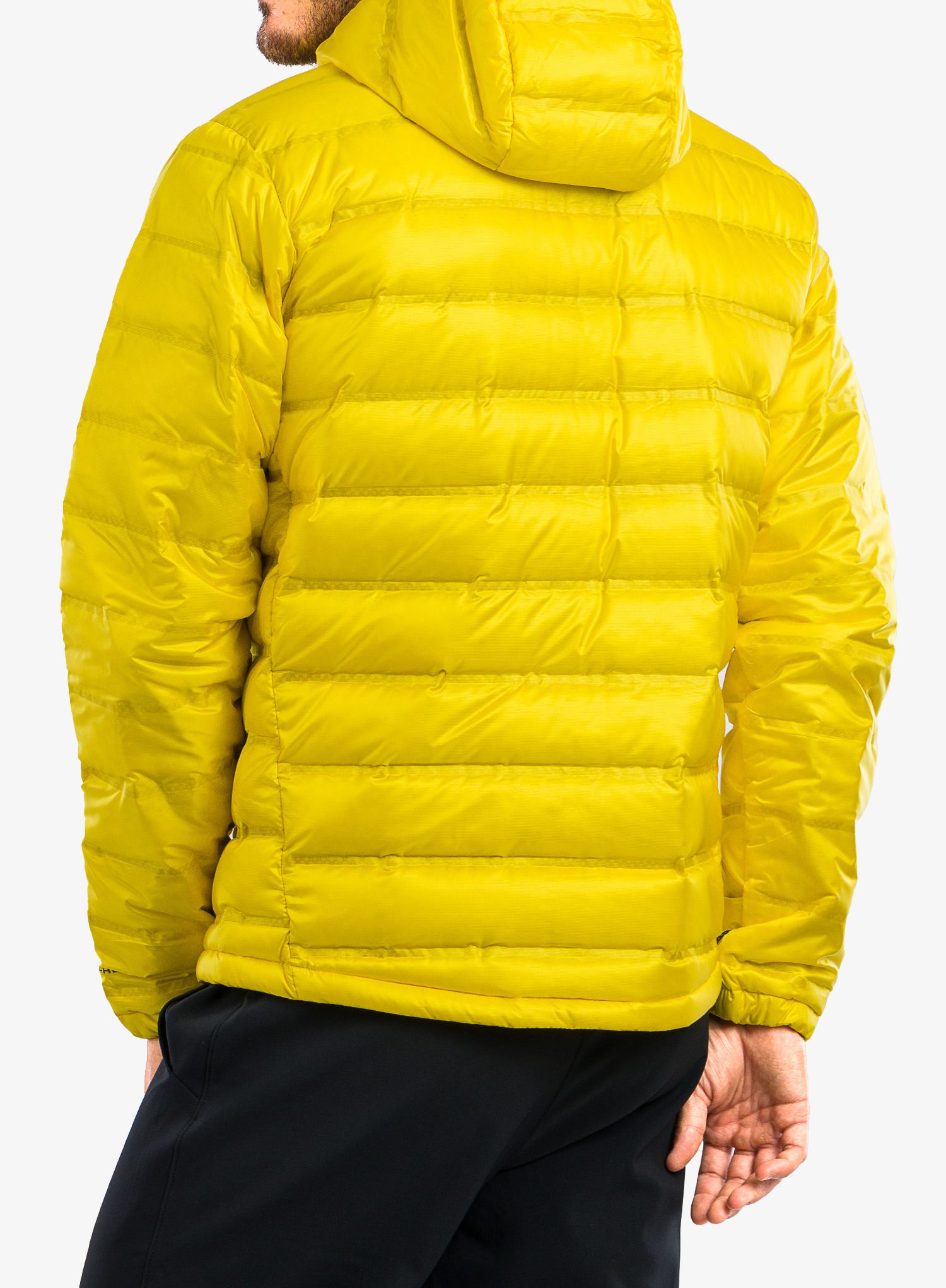 Bunda Columbia Pebble Peak Down Hooded Jacket - laser lemon