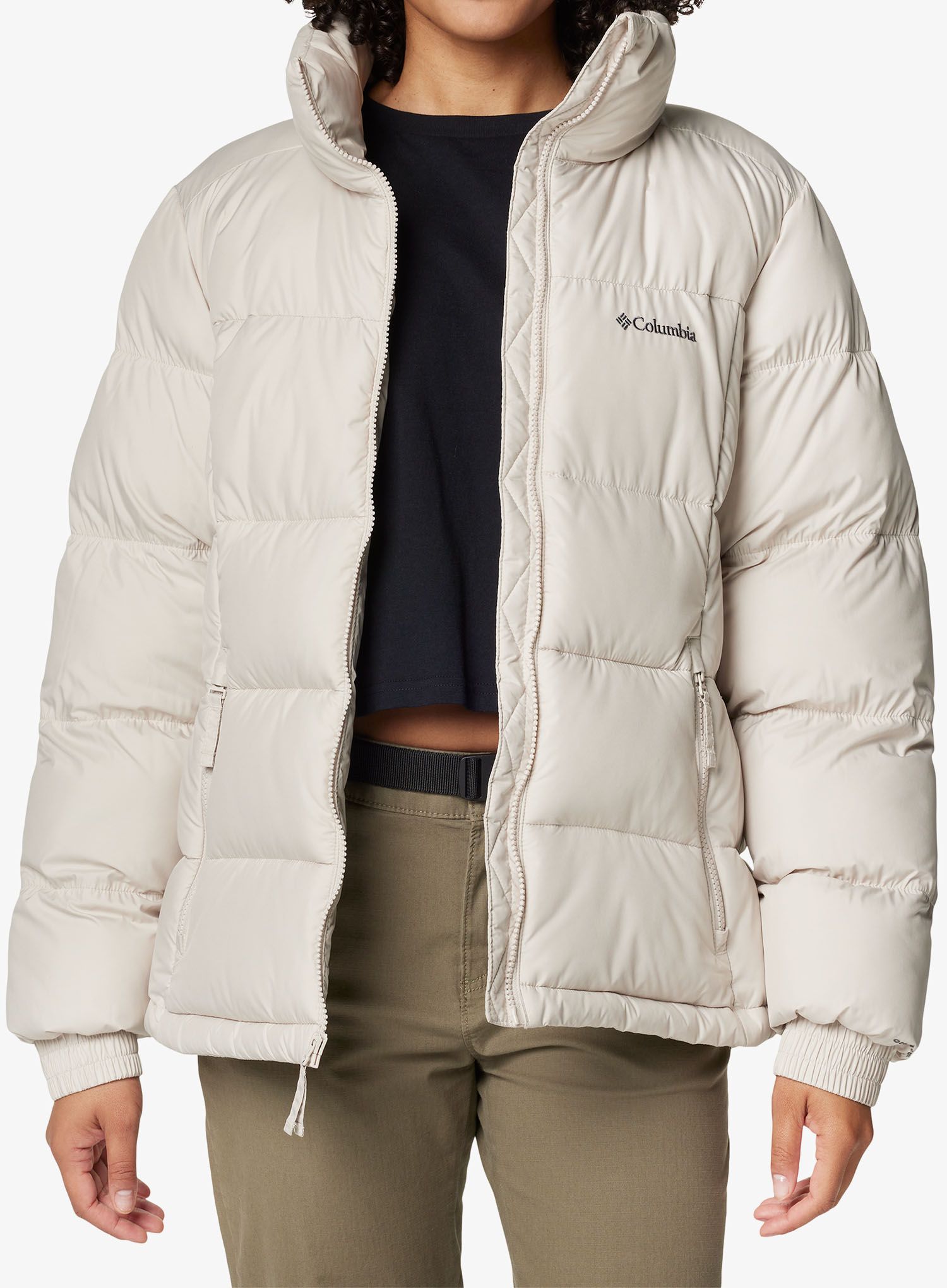 Zateplená bunda dámská Columbia Pike Lake Full Zip Jacket - dark stone
