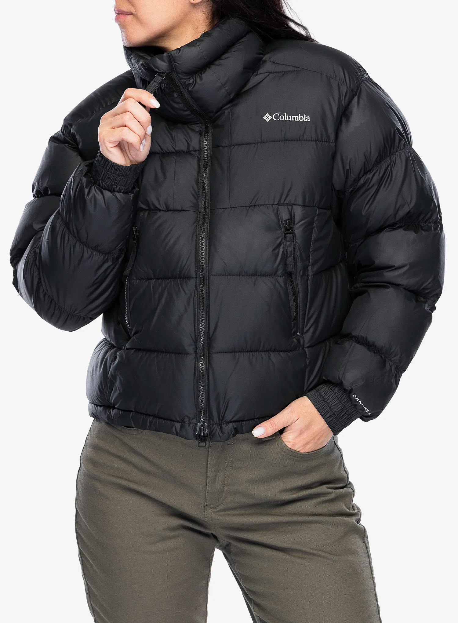 Zateplená bunda dámská Columbia Pike Lake II Cropped Jacket - black