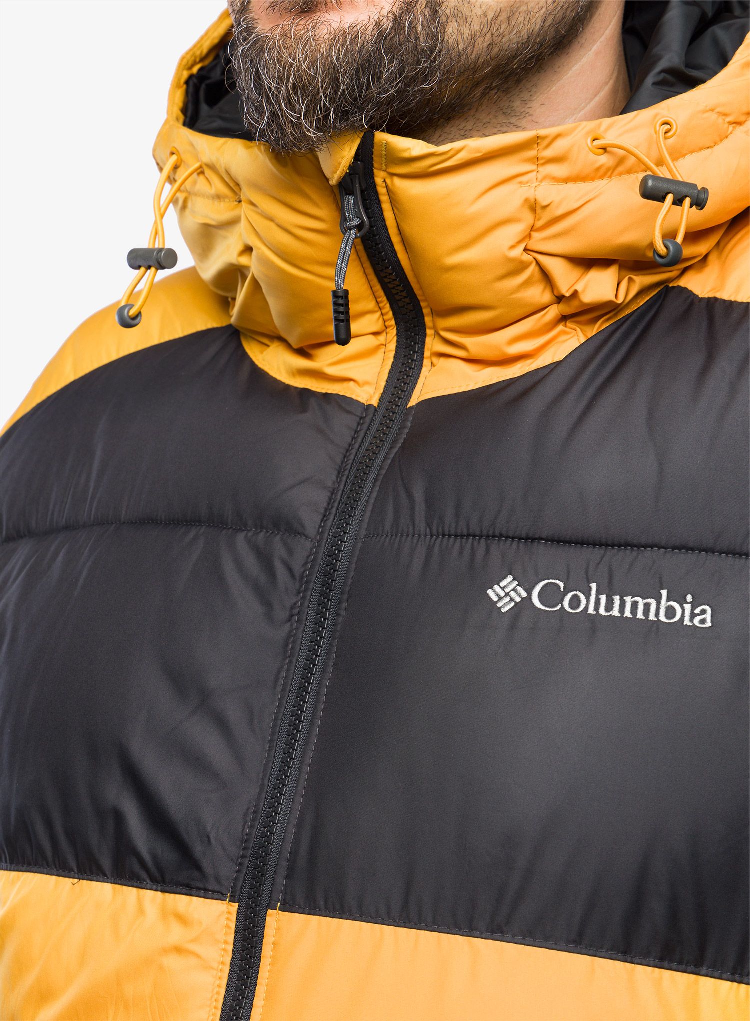 Zateplená bunda Columbia Pike Lake II Hooded Jacket - raw honey/shark