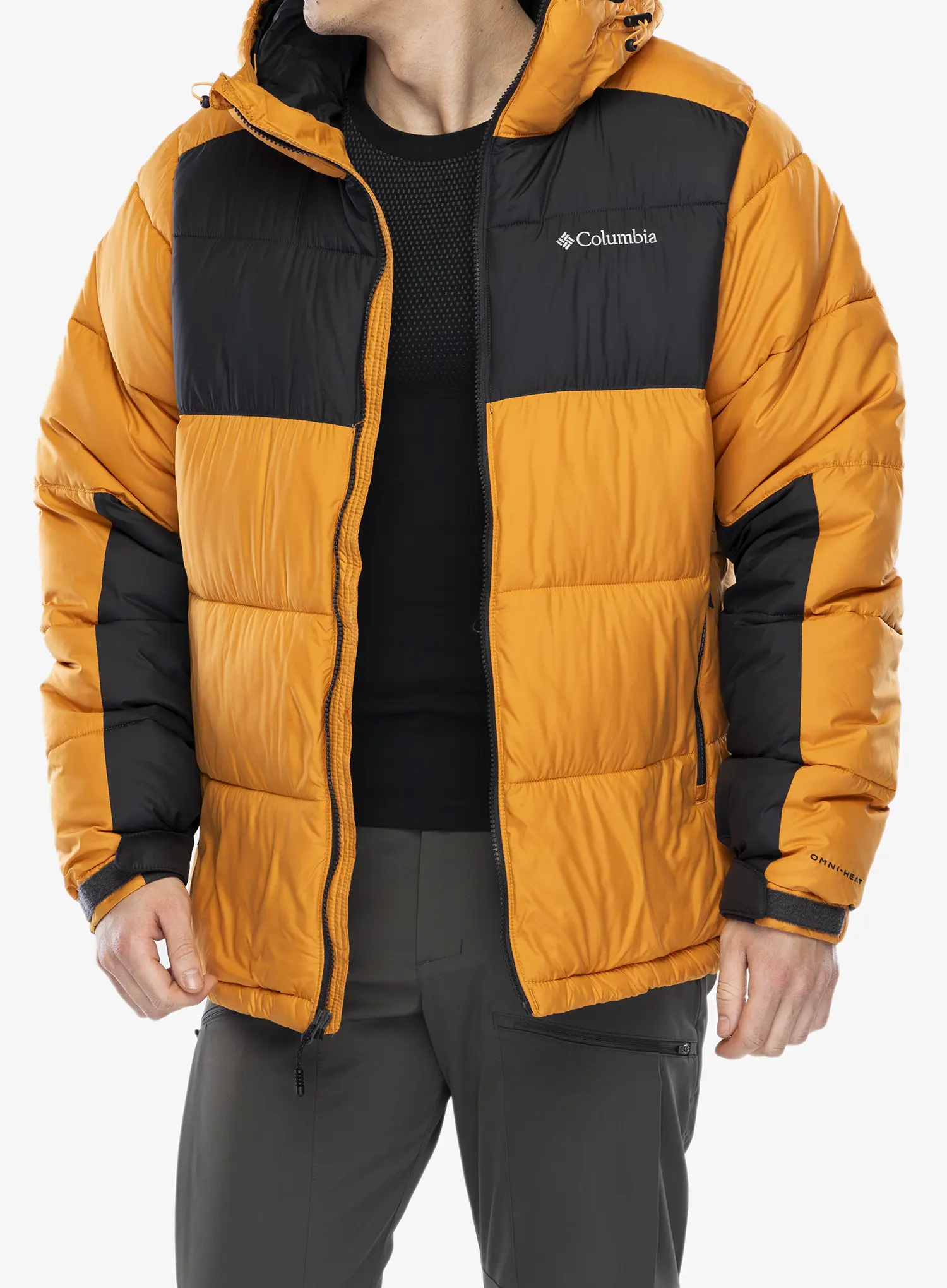 Zateplená bunda Columbia Pike Lake II Hooded Jacket - sunstone/shark