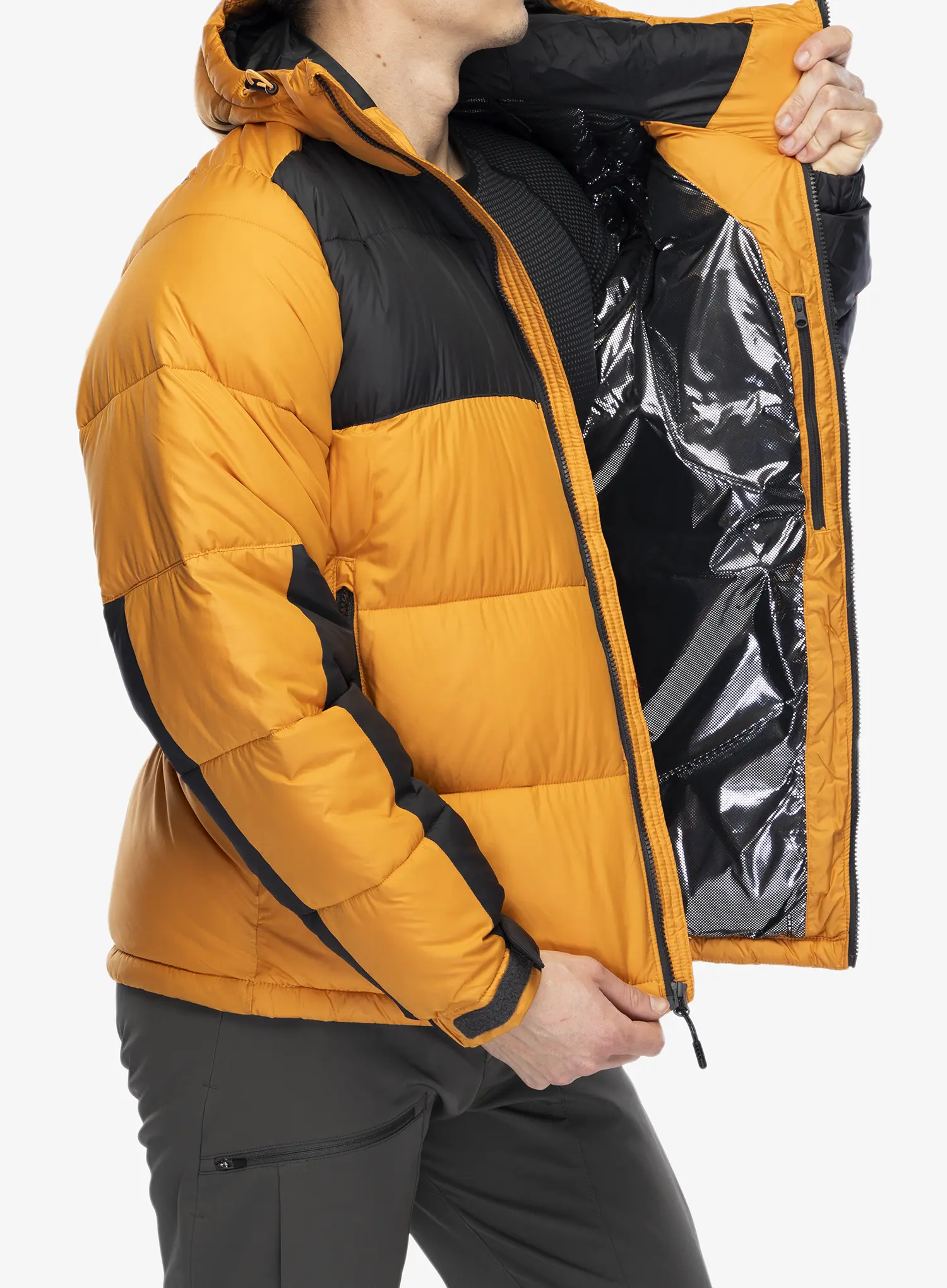 Zateplená bunda Columbia Pike Lake II Hooded Jacket - sunstone/shark