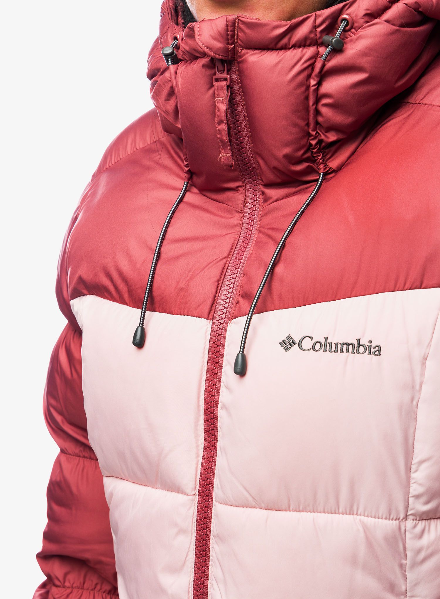 Zateplená bunda dámská Columbia Pike Lake II Insulated Jacket - beetroot/dusty pink