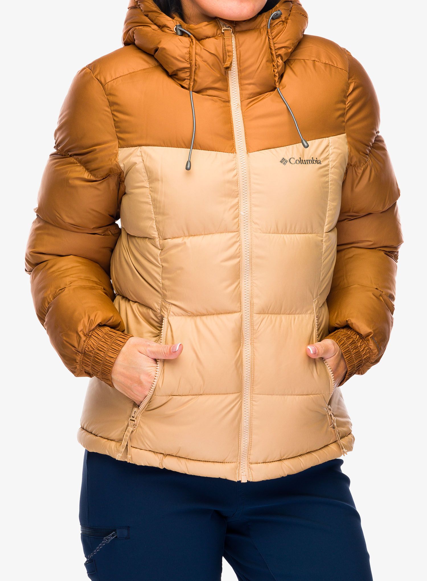 Zateplená bunda dámská Columbia Pike Lake II Insulated Jacket - camel brown/canoe