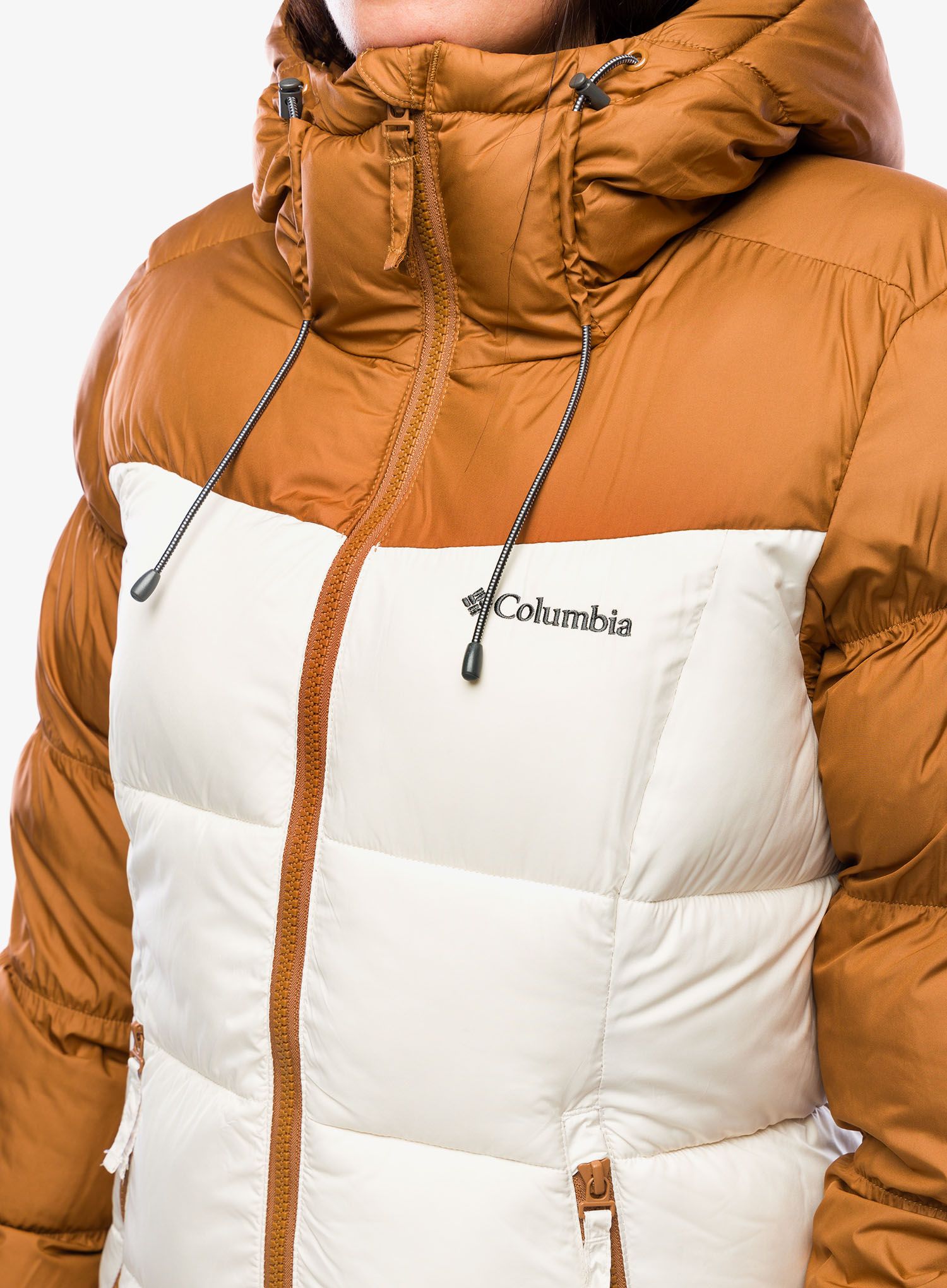 Dámská bunda Columbia Pike Lake II Insulated Jacket - camel brown/chalk