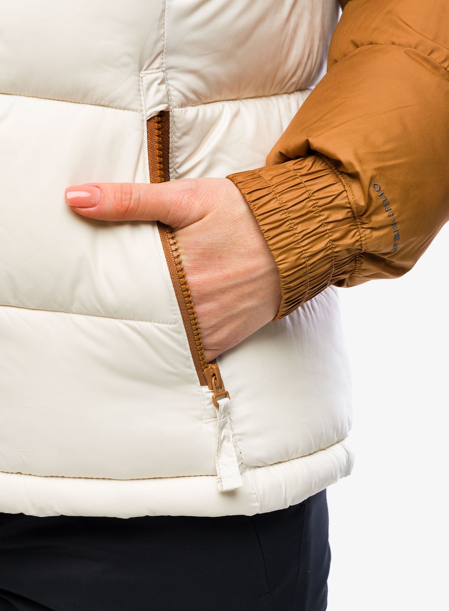 Dámská bunda Columbia Pike Lake II Insulated Jacket - camel brown/chalk