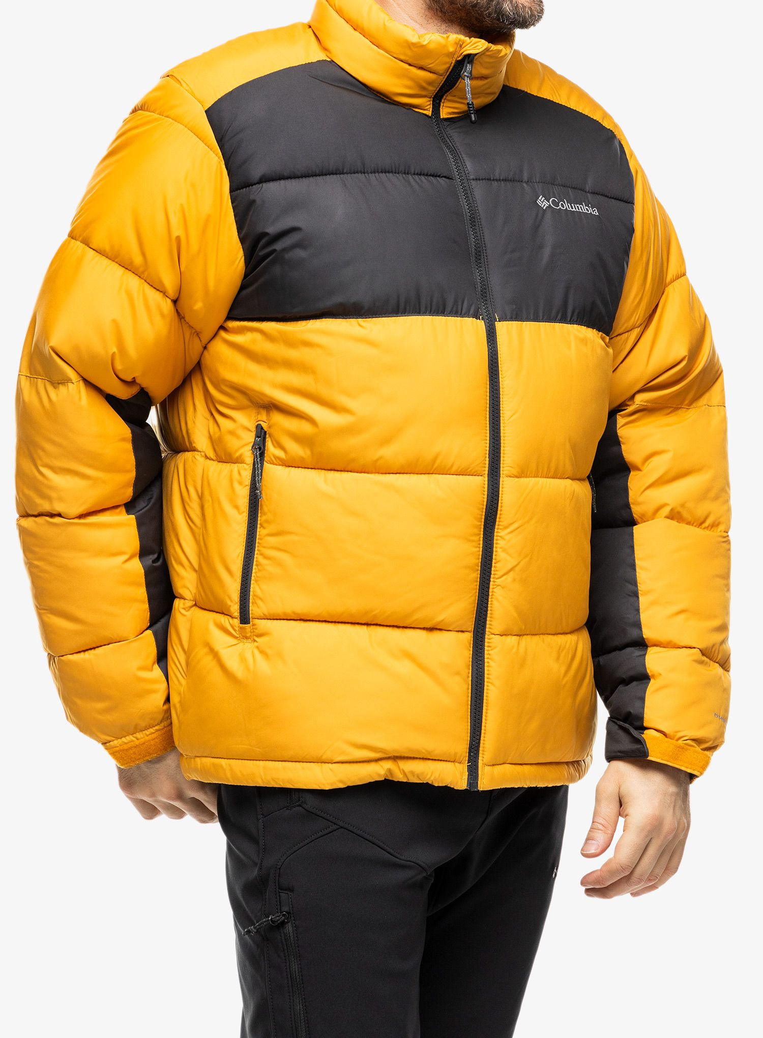 Pánská zimní bunda Columbia Pike Lake II Jacket - raw honey/shark