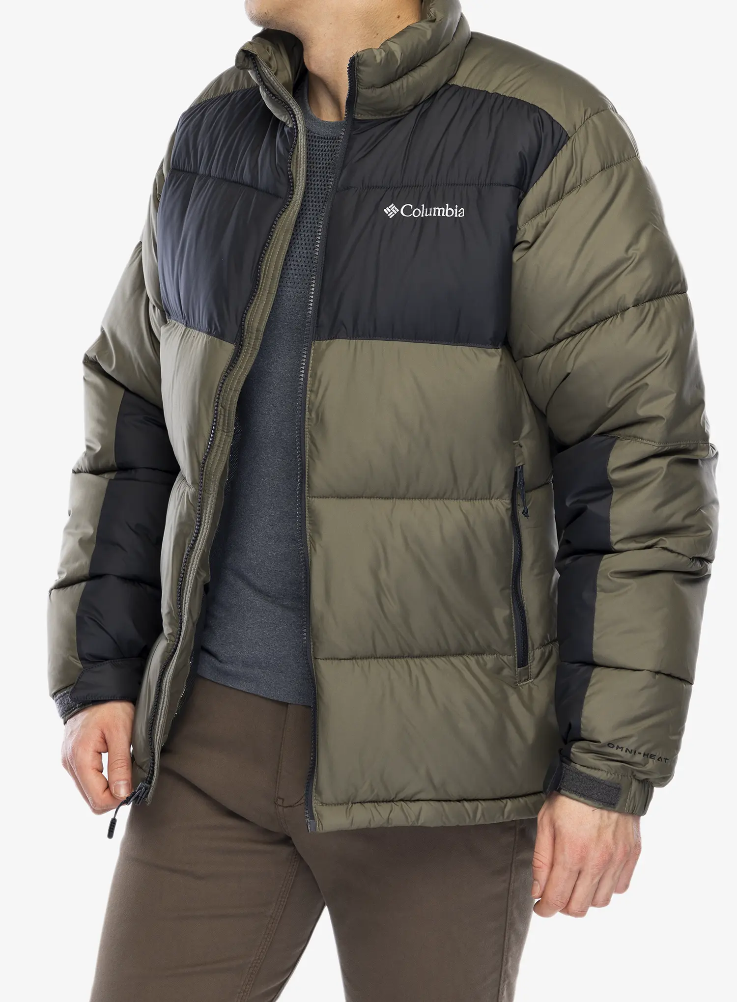 Zateplená bunda Columbia Pike Lake II Jacket - stone green/shark